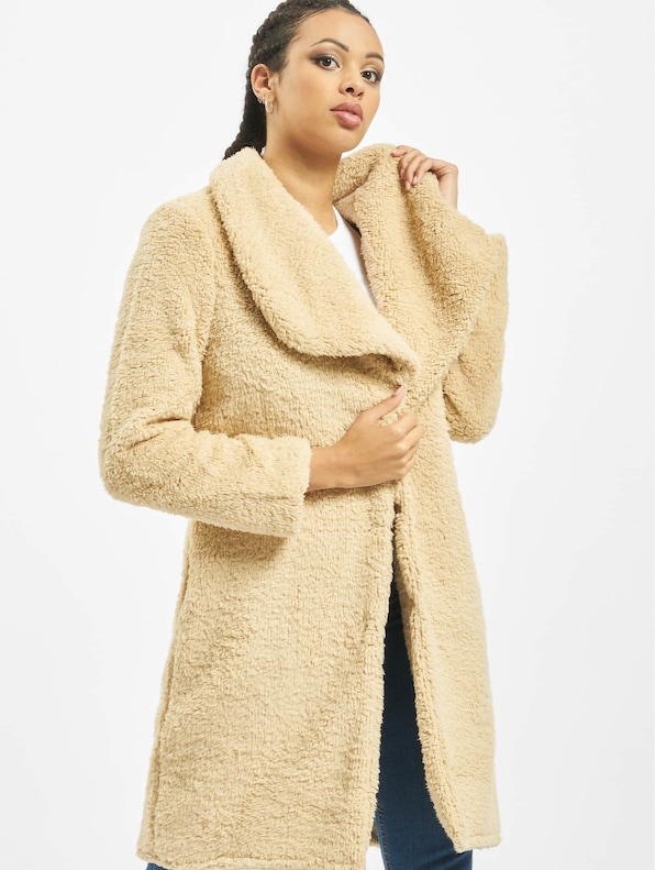 Ladies Soft Sherpa Coat-0