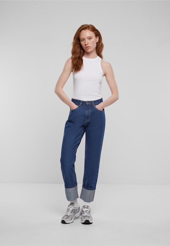 Ladies Racer Back Rib Top-4