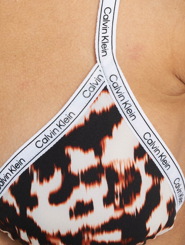 Calvin Klein Underwear Triangle Print Bikini Oberteil-3