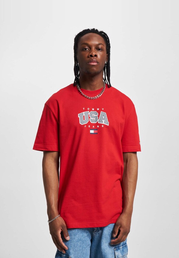 Tommy Jeans Clsc Modern Sport Usa T-Shirt-2