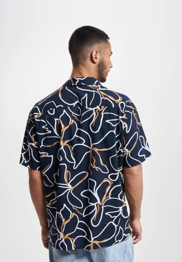 Jack & Jones Blatropic Resort Relax Shirt Night-1