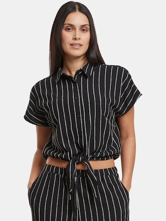Ladies Structured Striped Tied 