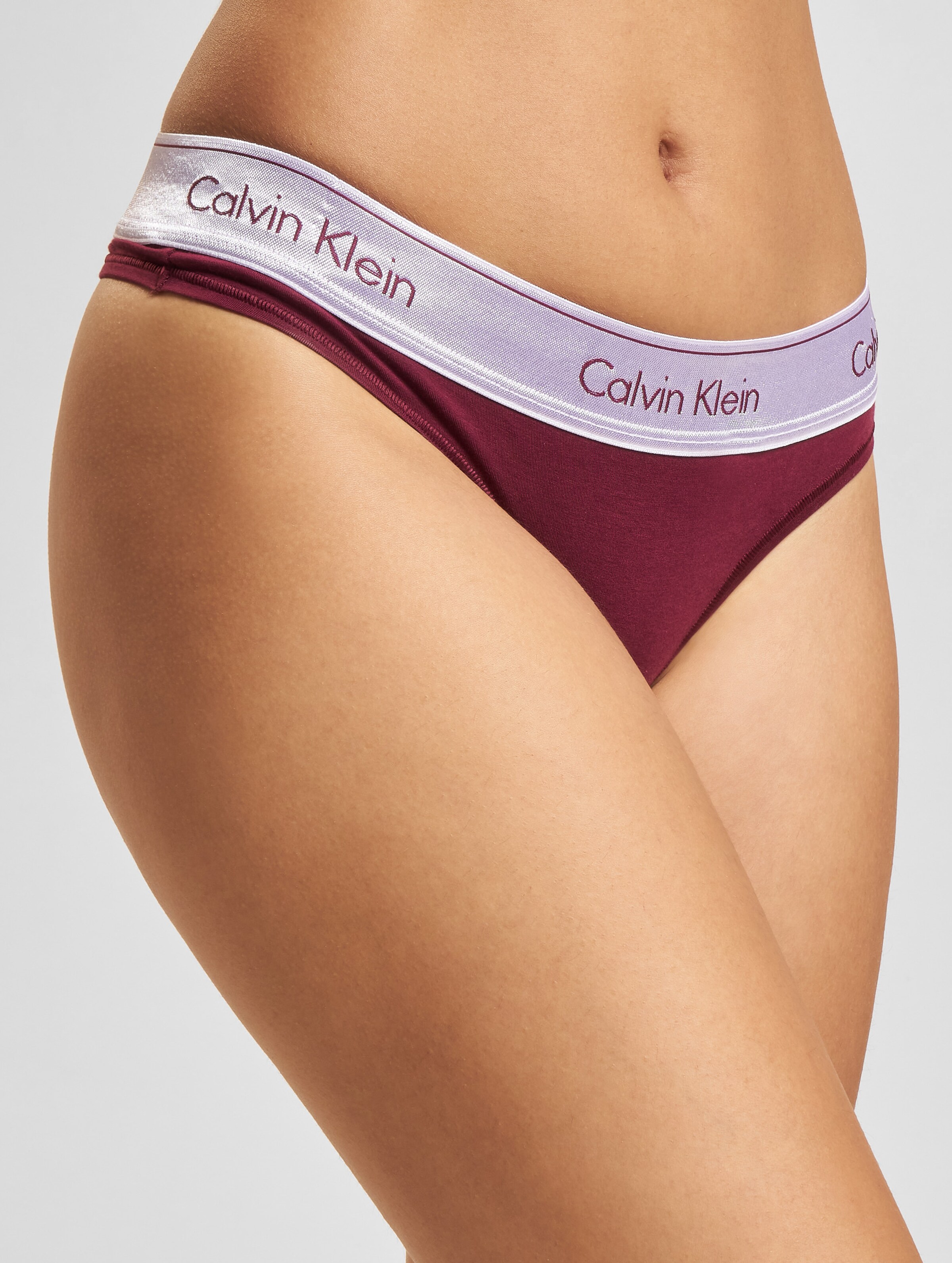 Calvin Klein Underwear Tanga Frauen,Unisex op kleur rood, Maat XS