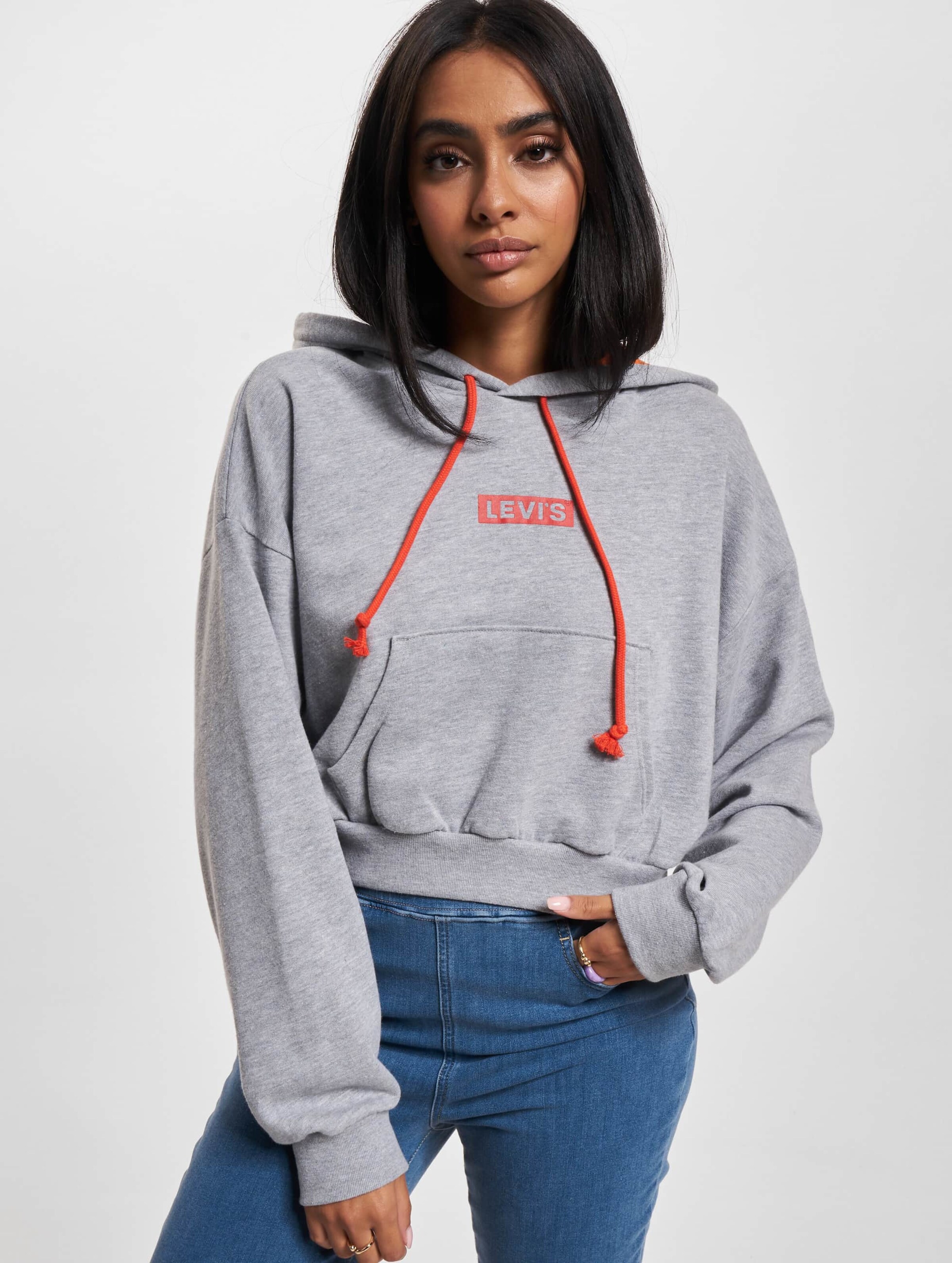 Levi's best sale cropped hoodie