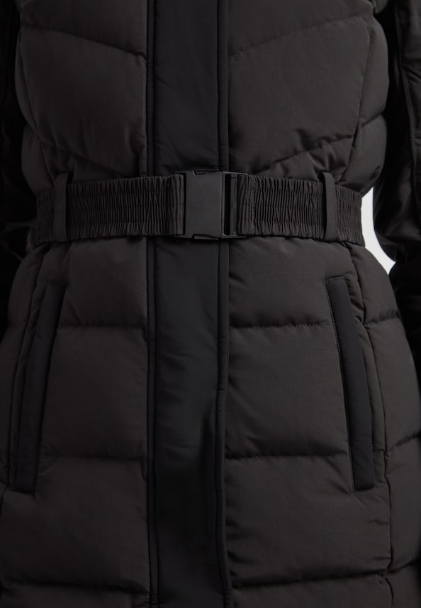 DIAMOND BELTED PUFFER COAT MATT-8