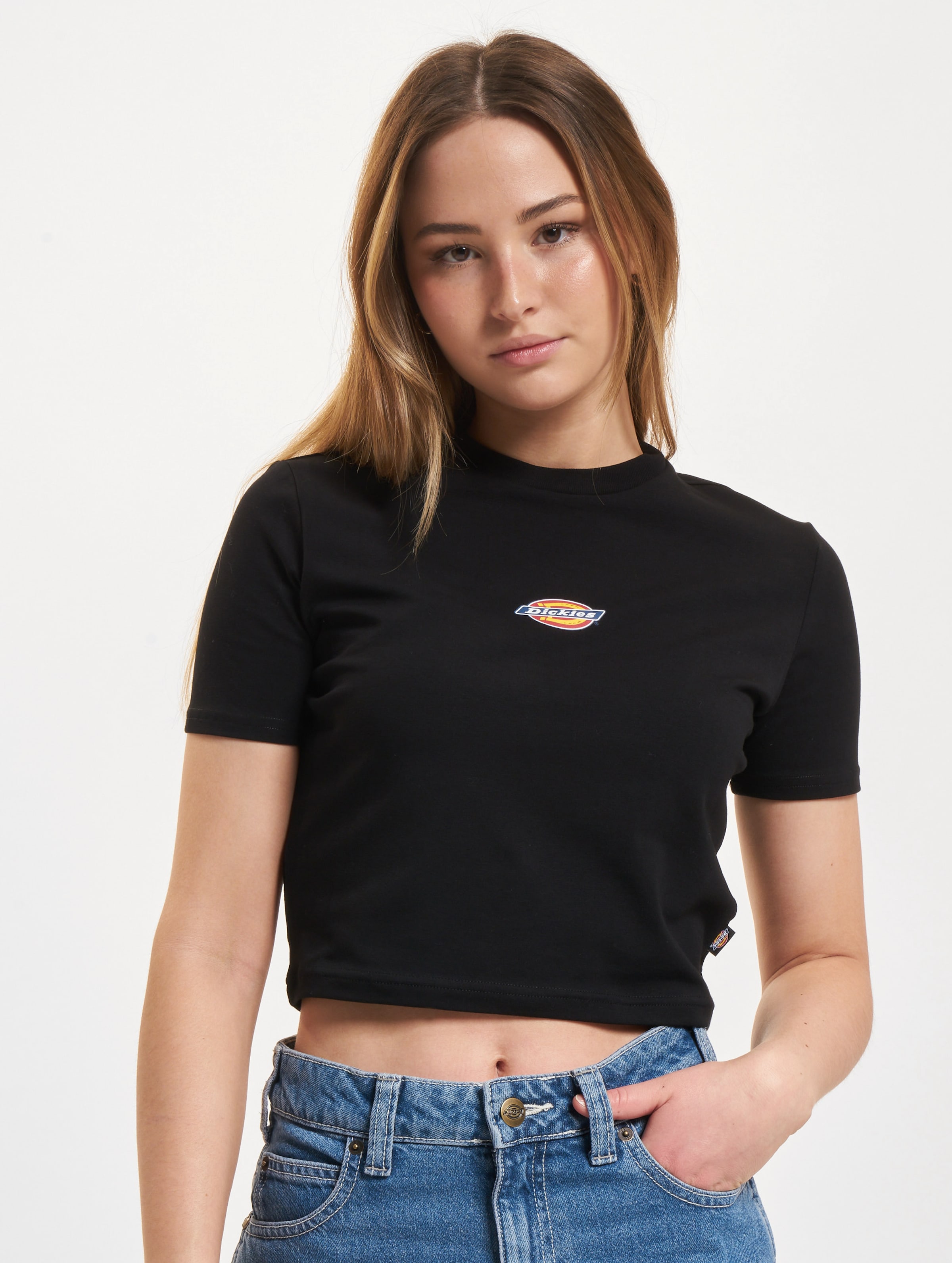 Dickies Maple Valley T-Shirt Vrouwen op kleur zwart, Maat XL