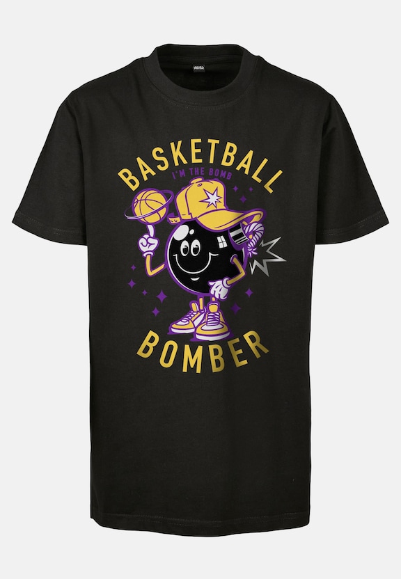 Kids Basketball Bomber Tee-0