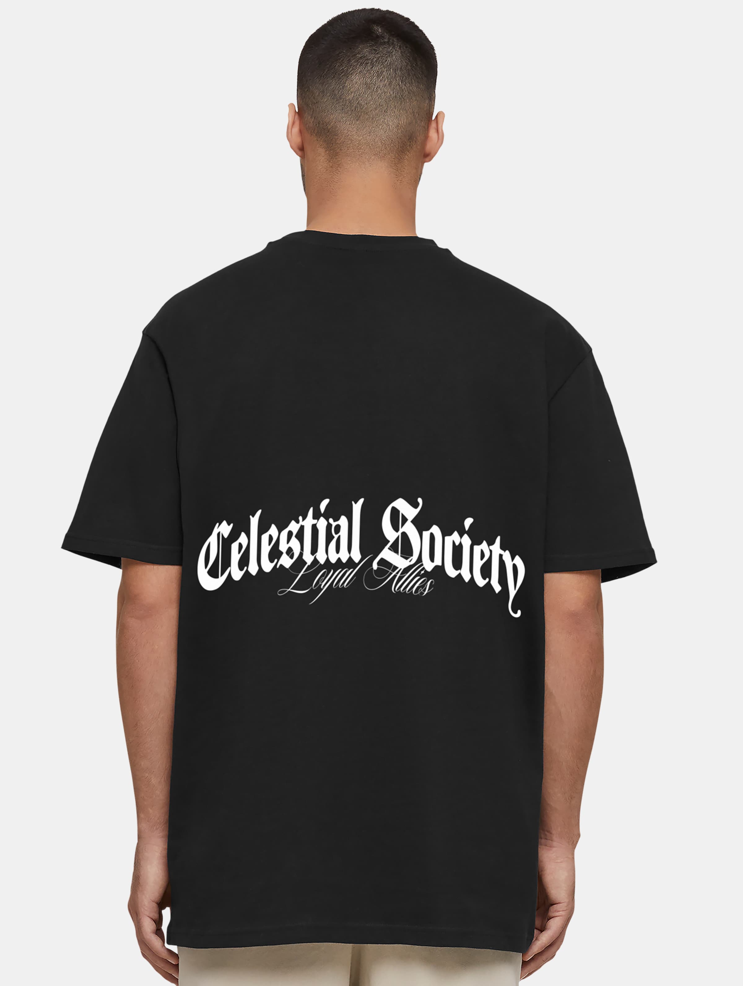 MJ Gonzales Celestial Chapter Oversized T-Shirts Mannen,Unisex op kleur zwart, Maat S