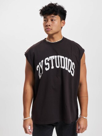 2Y Studios Logo Oversize Sleeveless T-Shirt