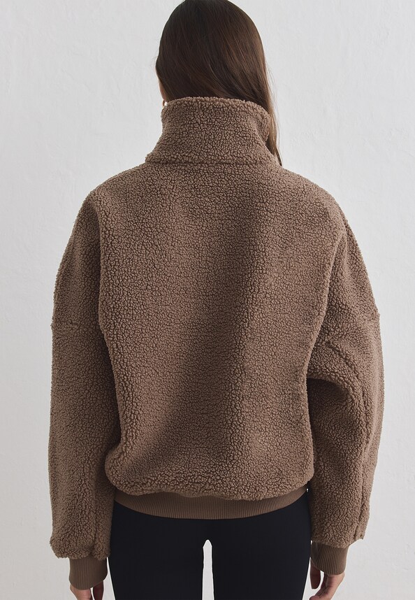 Pile Half Zip-1