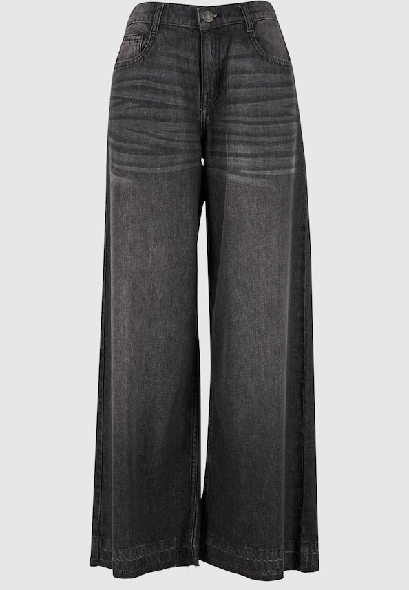 Ladies Wide Leg Denim-4