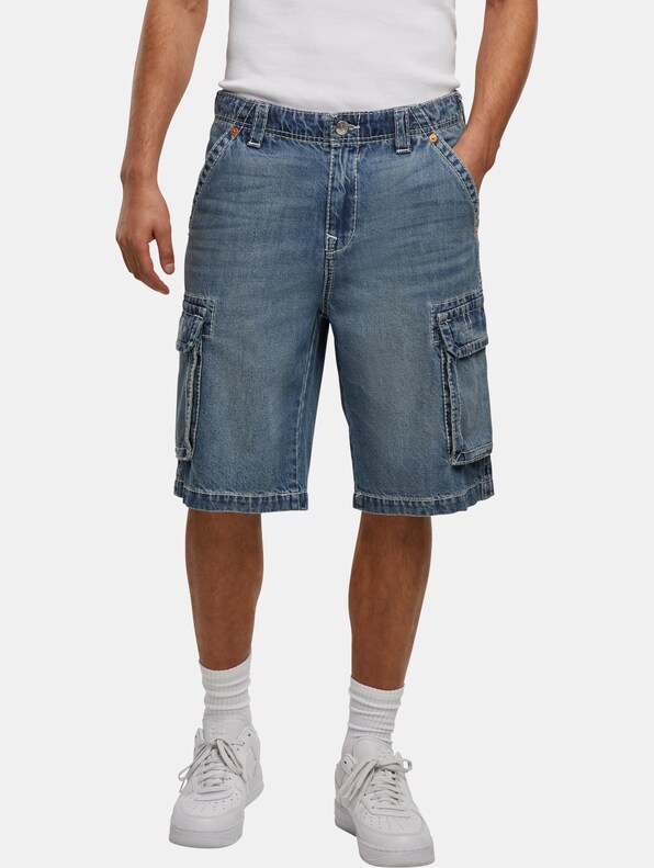 True Religion BIG T VINNY CARGO DENIM SHORT-0