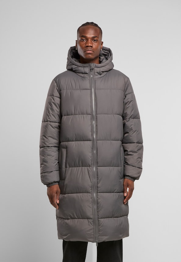 Mens Long Puffer Coat-0
