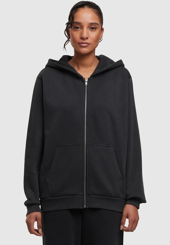 Ladies Vintage Heavy Zip Hoody-2