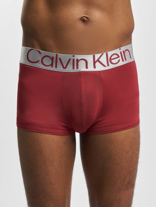 Calvin Klein Men's Modern Cotton Stretch Naturals 3-Pack Low Rise  Trunk,Multi,Sm