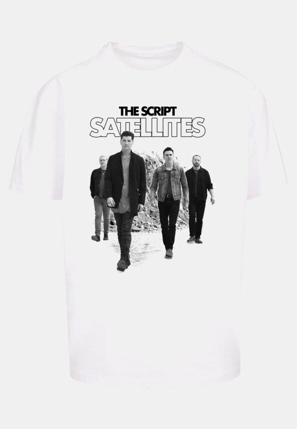 The Script - Satellites Photo Heavy Oversize Tee-4