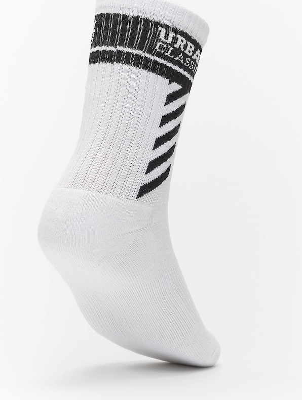 Sporty Logo Socks 3-Pack -3