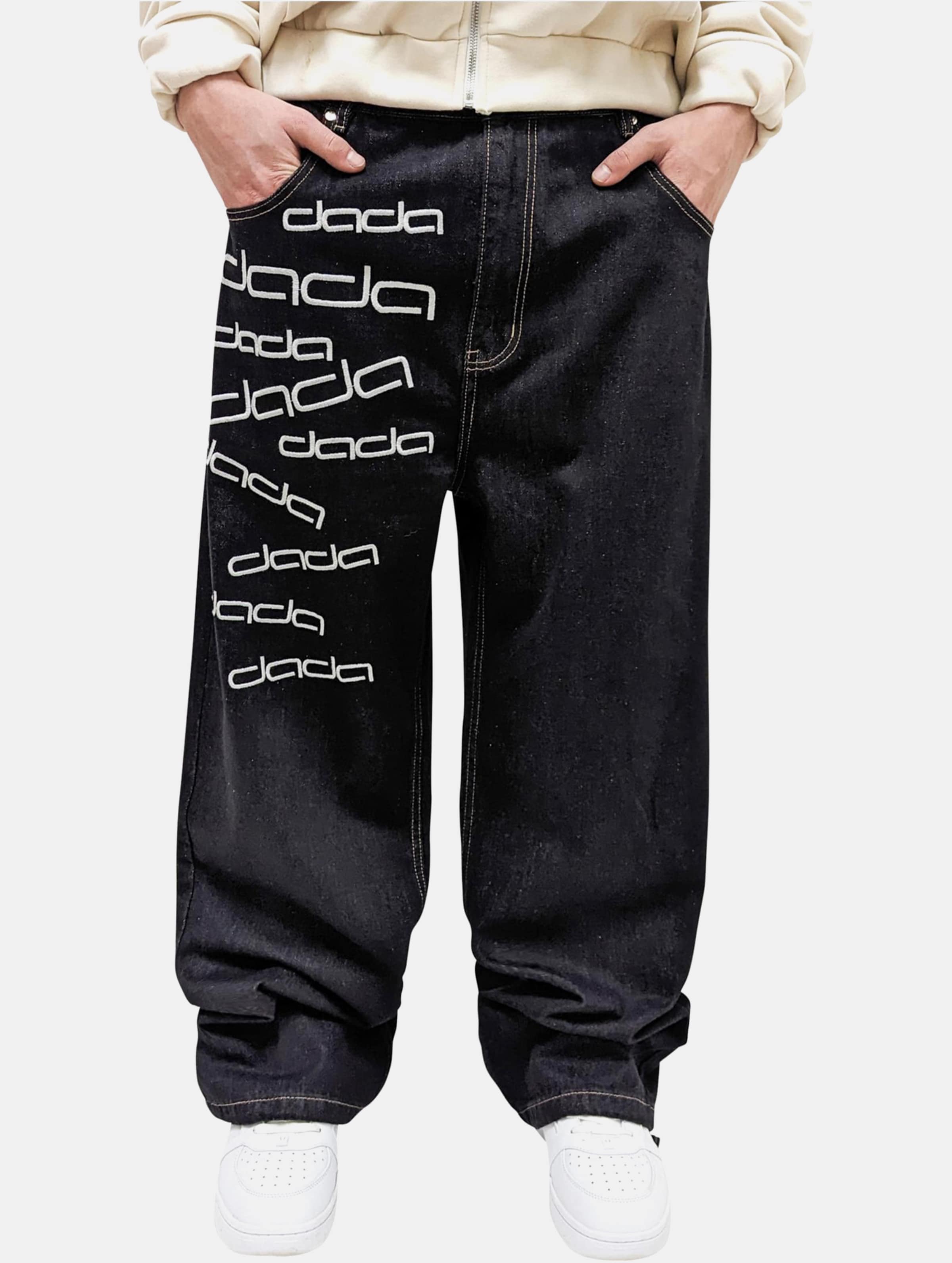Dada Supreme Big Letters Embroidery Baggy Jeans