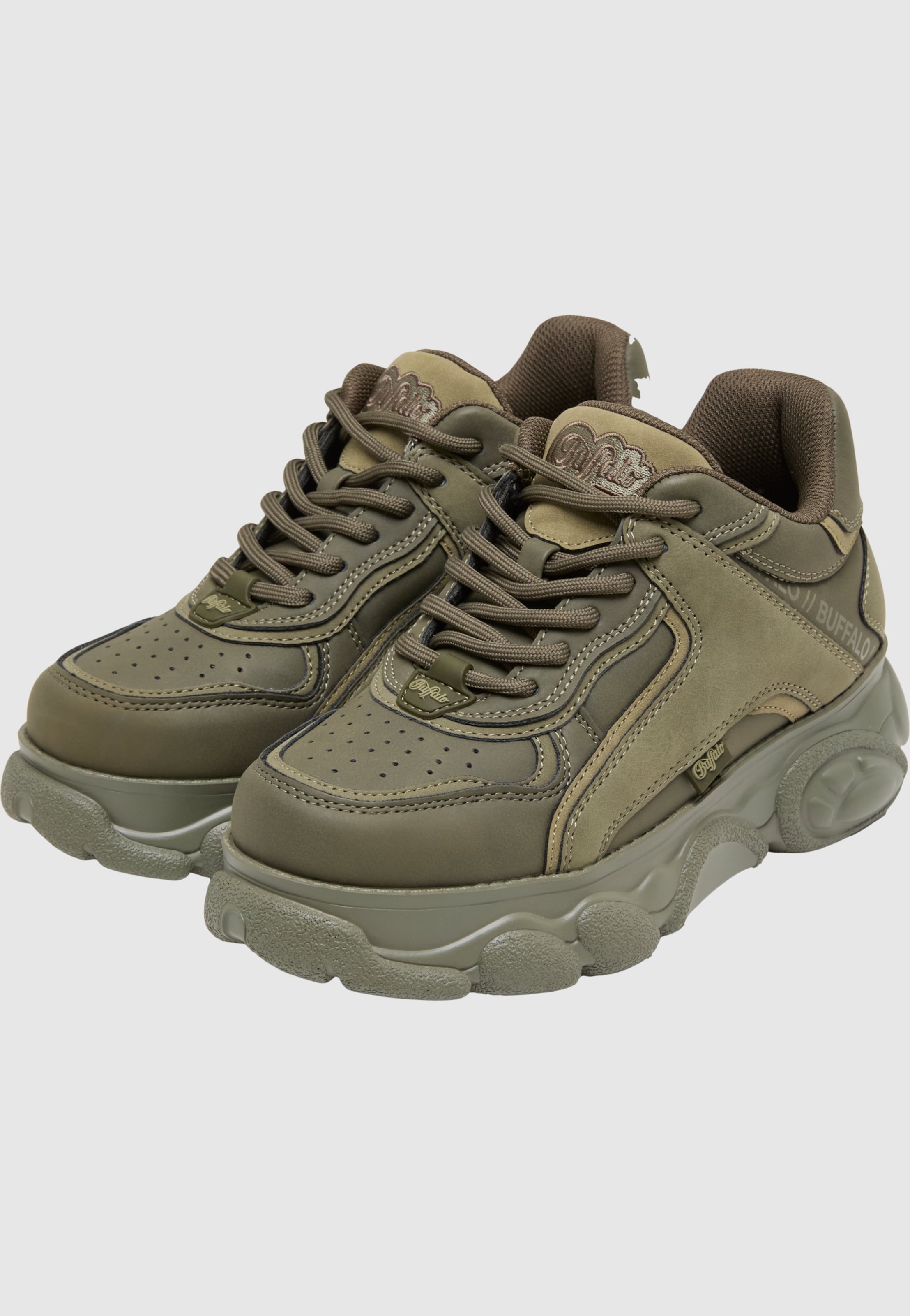 Buffalo CLD ECHO - VEGAN NUBUCK KHAKI