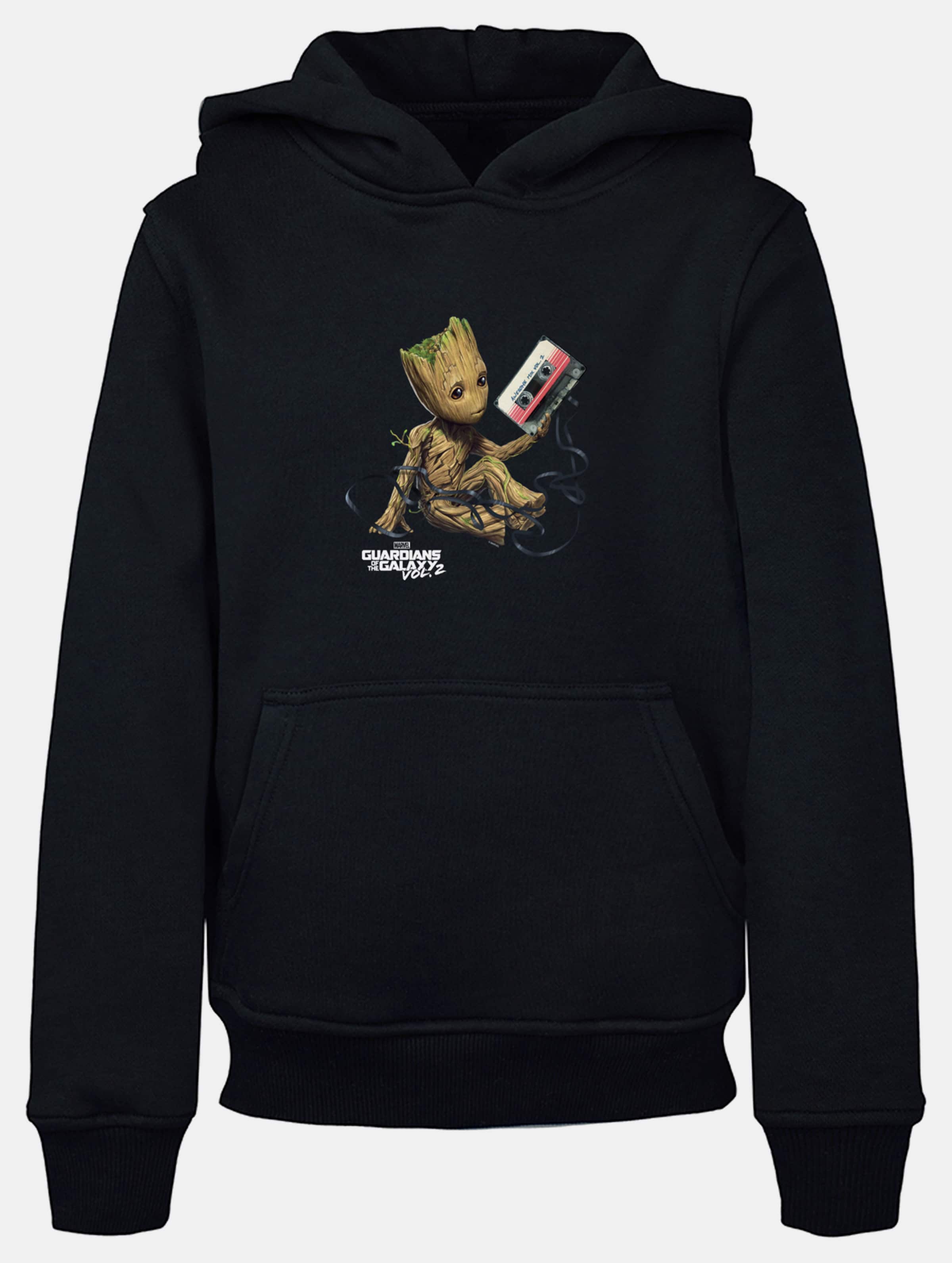 Absolute Cult Kids Guardians Of The Galaxy Vol2 - Groot Tape Basic Hoody