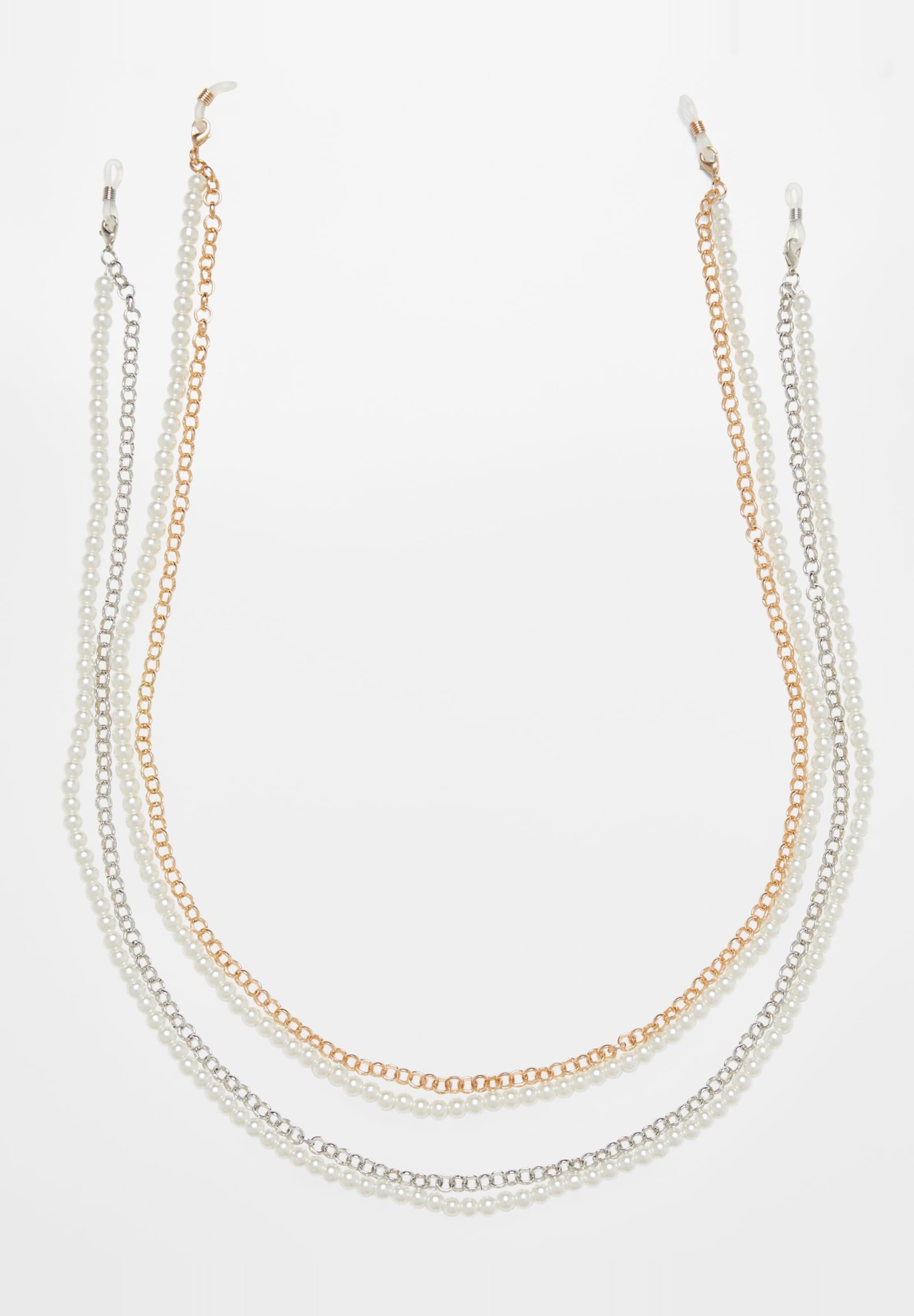 Urban Classics Pearl layering Chain 2-Pack Sonnenbrille