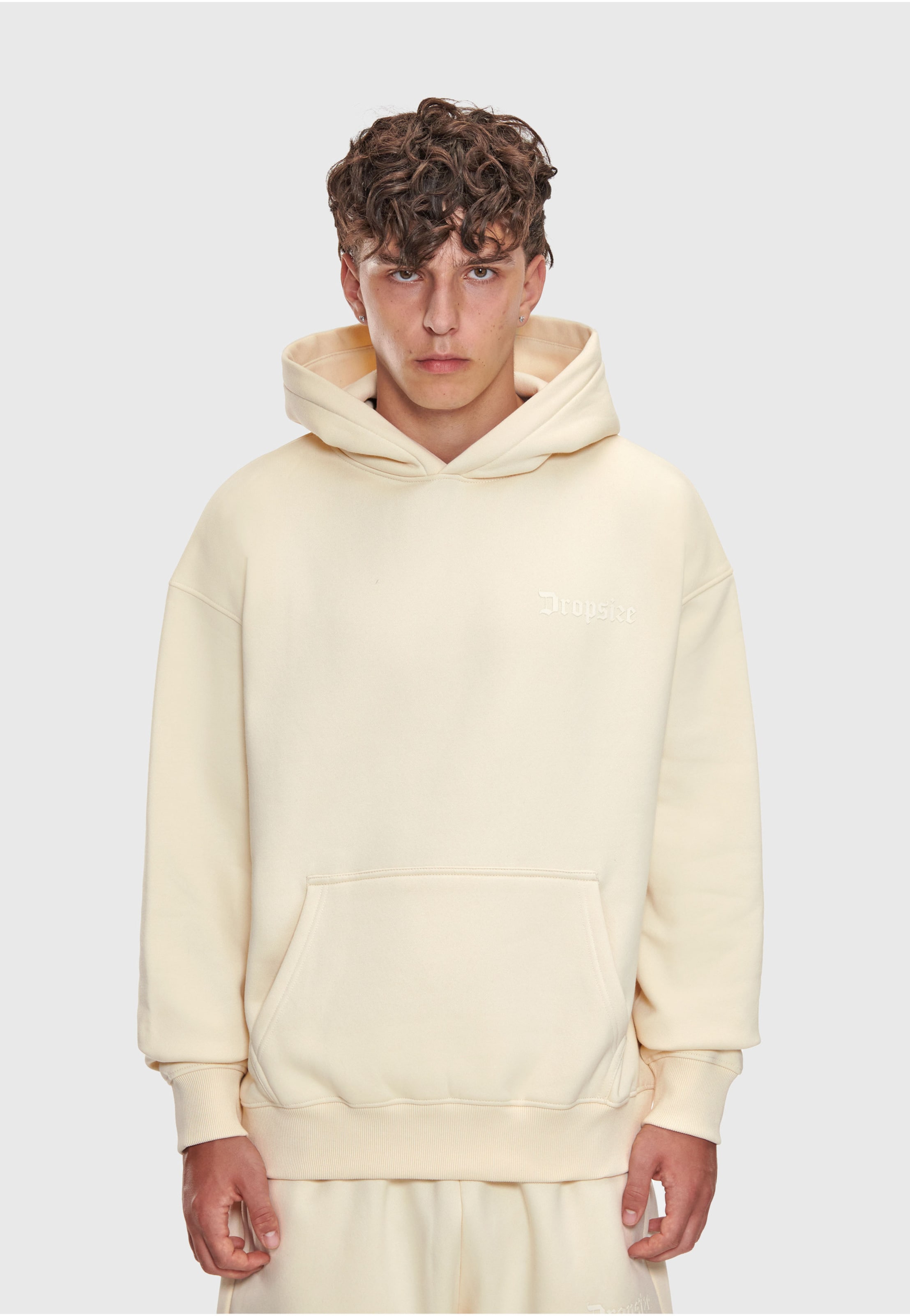 Dropsize HEAVY OVERSIZE HD LOGO HOODIE