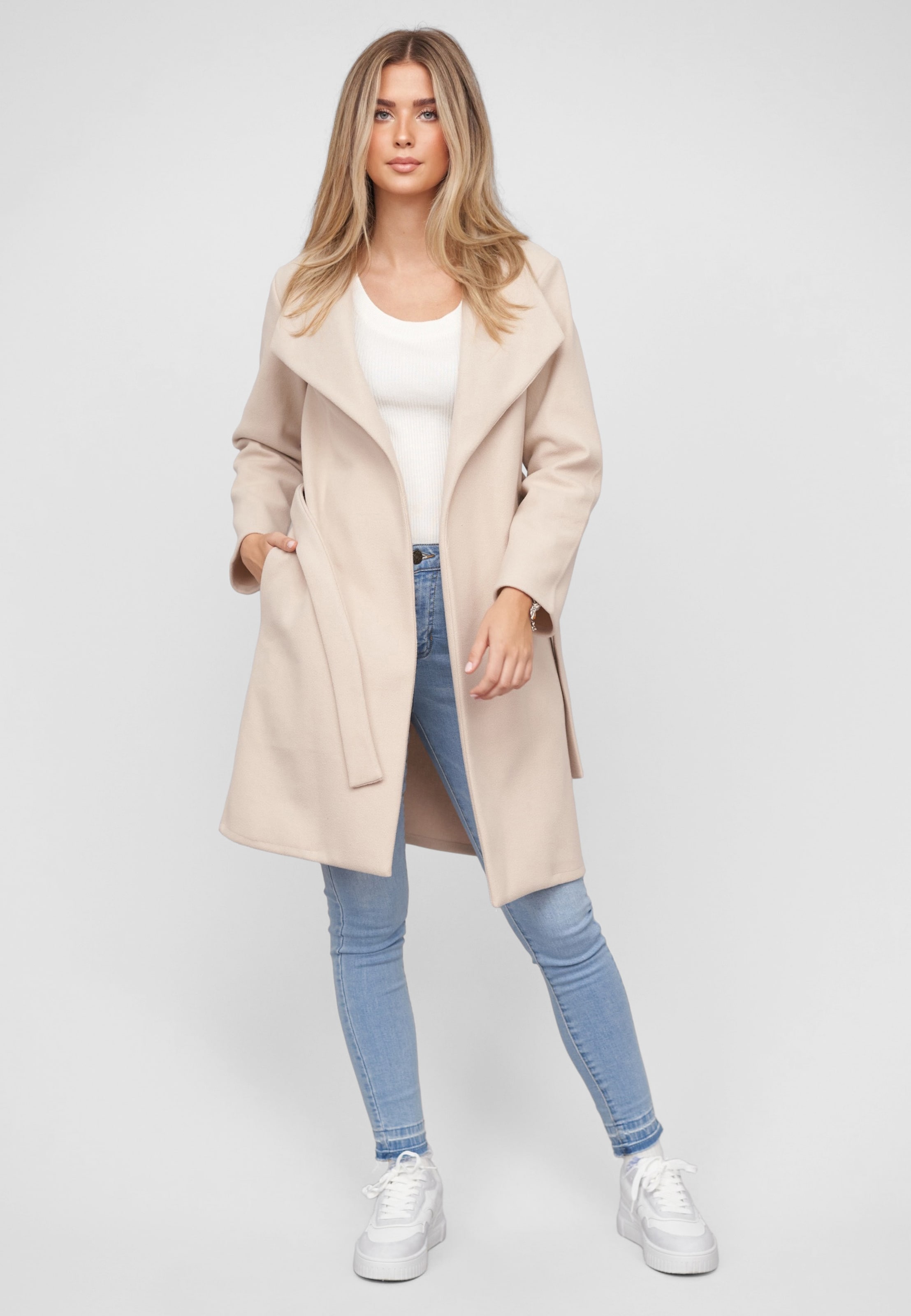 Cloud5ive Coatigan with tie belt