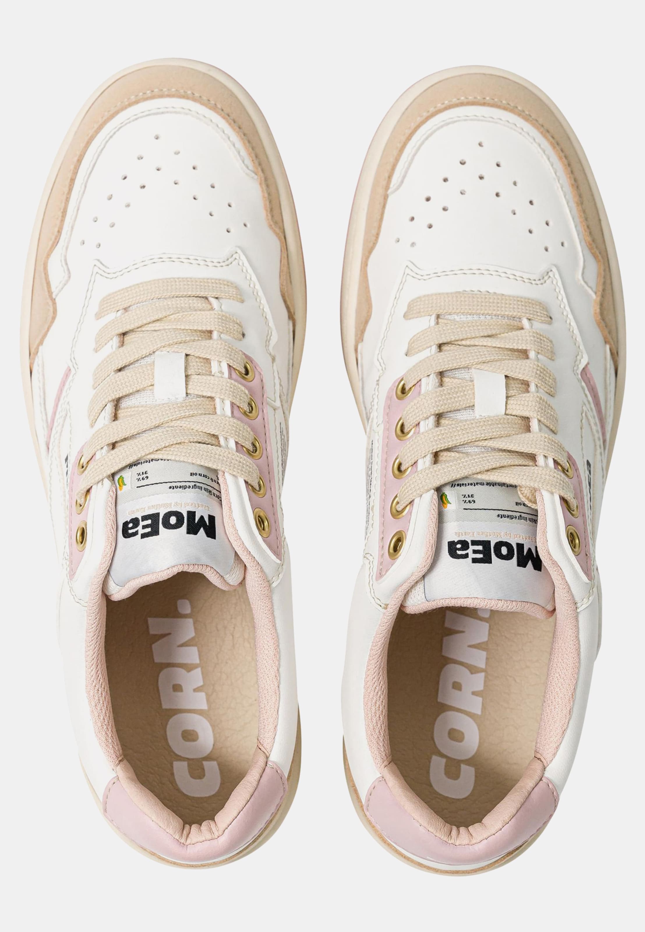 MoEa GEN1 - CORN WHITE & PINK SUEDE