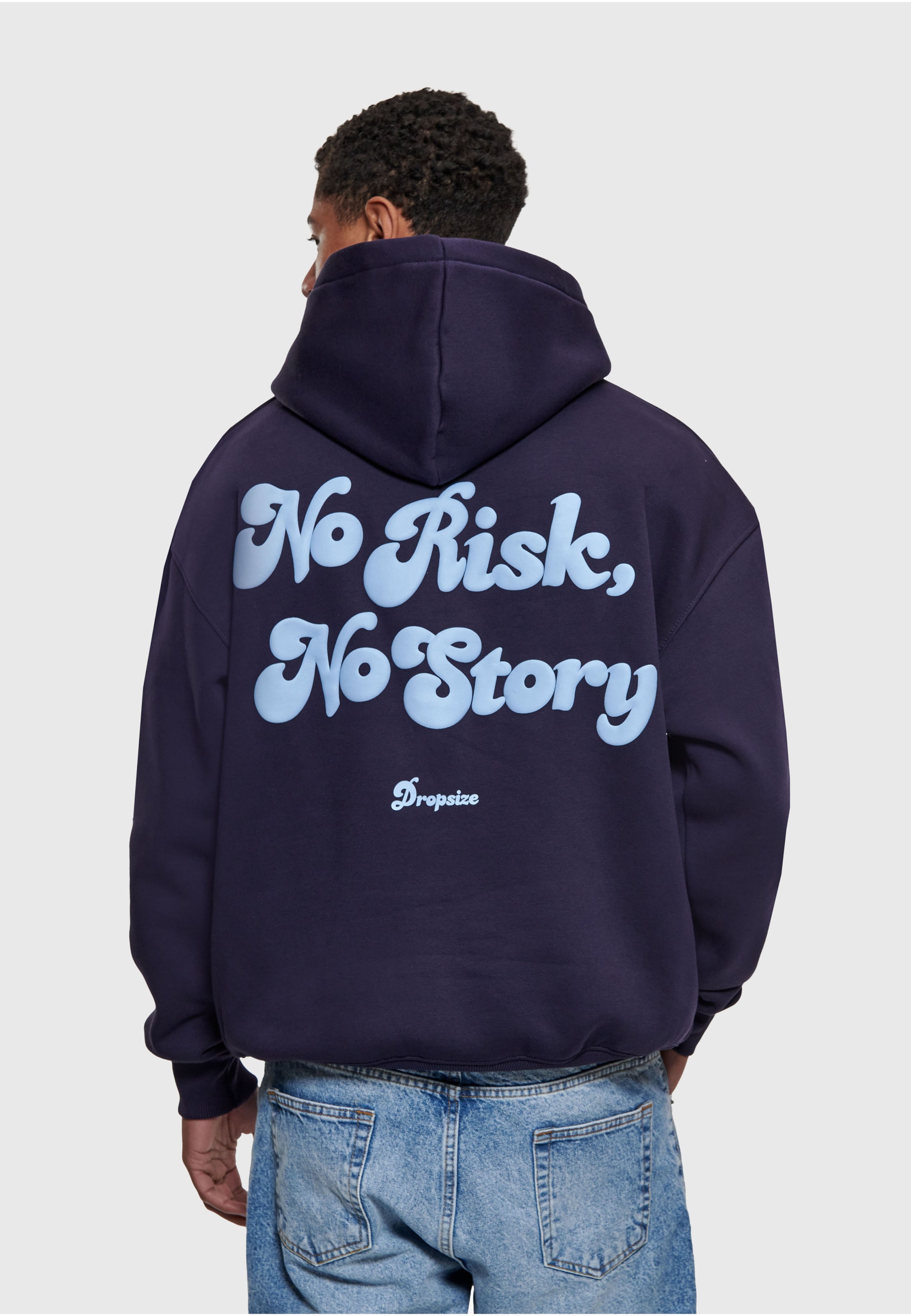 Dropsize NO RISK PUFF PRINT HOODIE