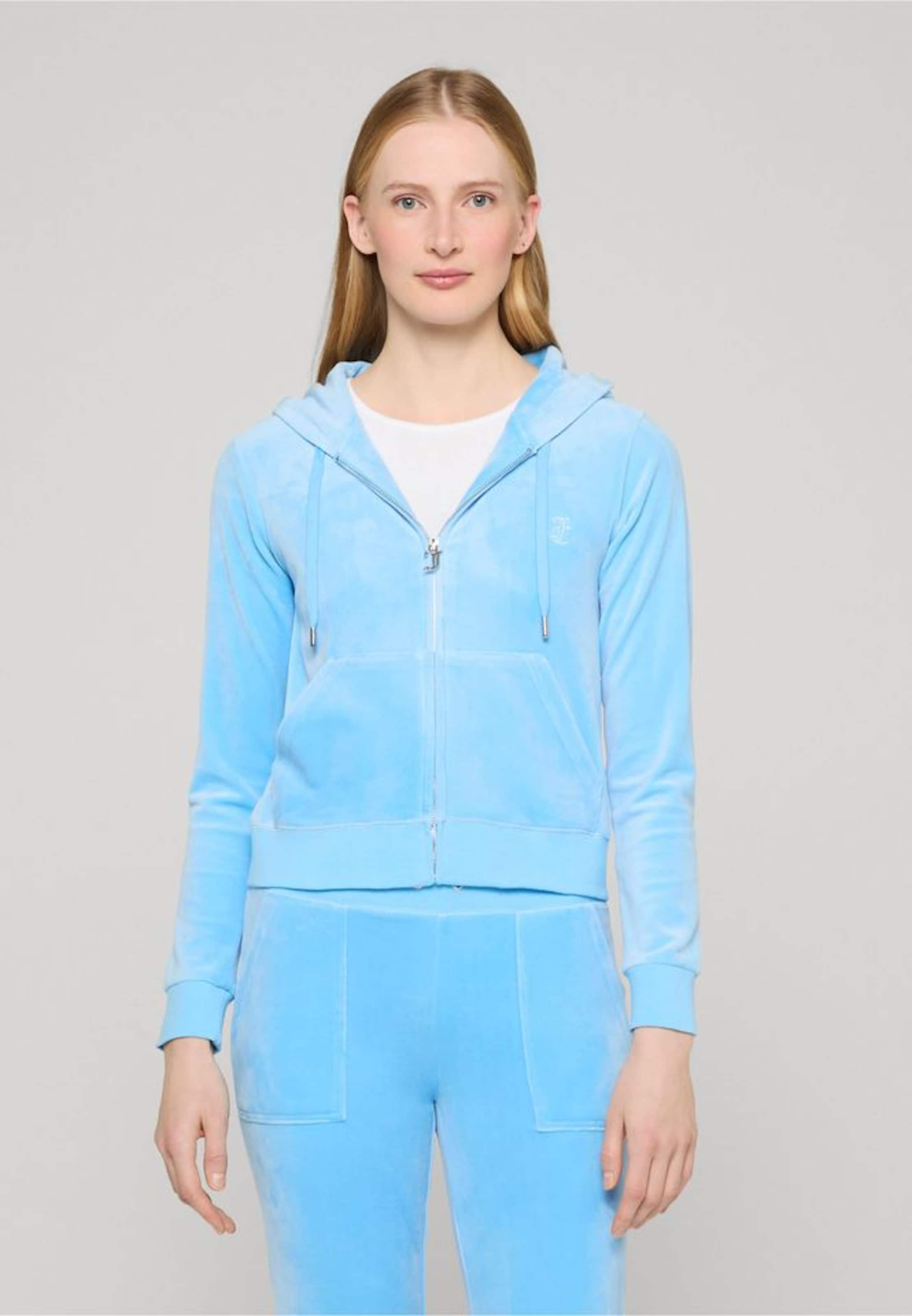 Juicy Couture Zip Through Hoodie With Pull & Jc