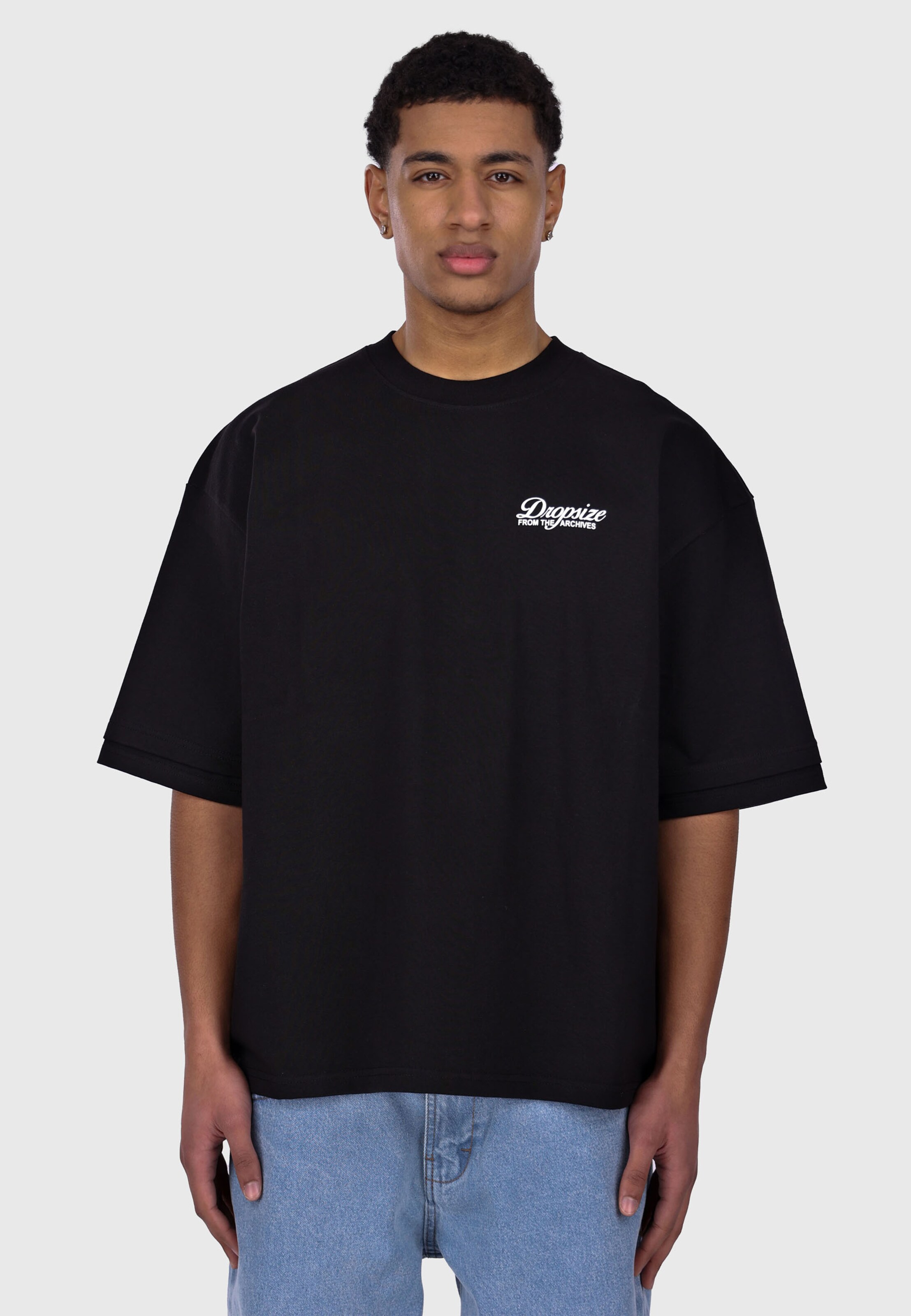Dropsize HEAVY OVERSIZE DOUBLE ARM T-SHIRT