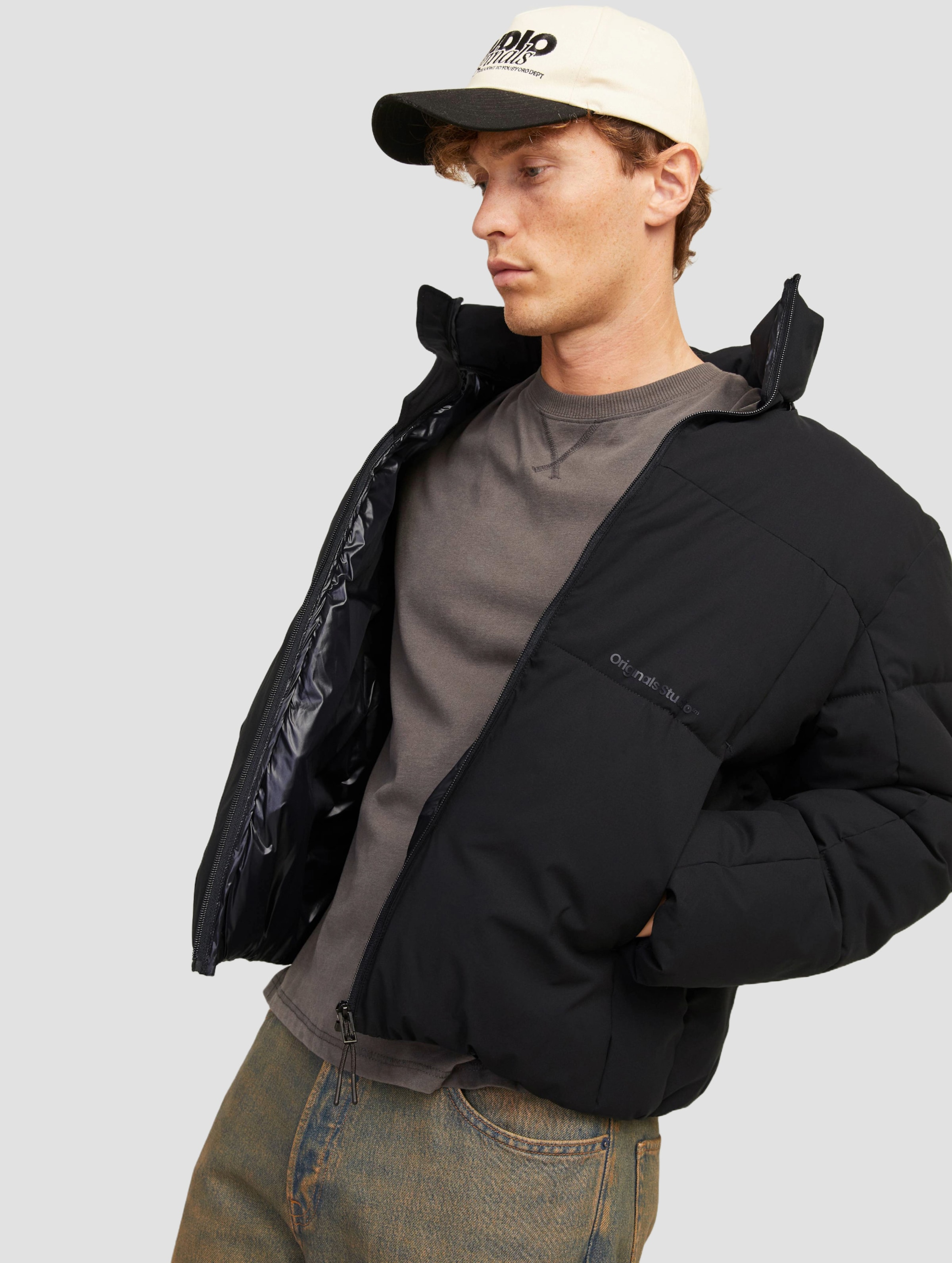 Jack & Jones Vesterbro Blocking Puffer Jacket