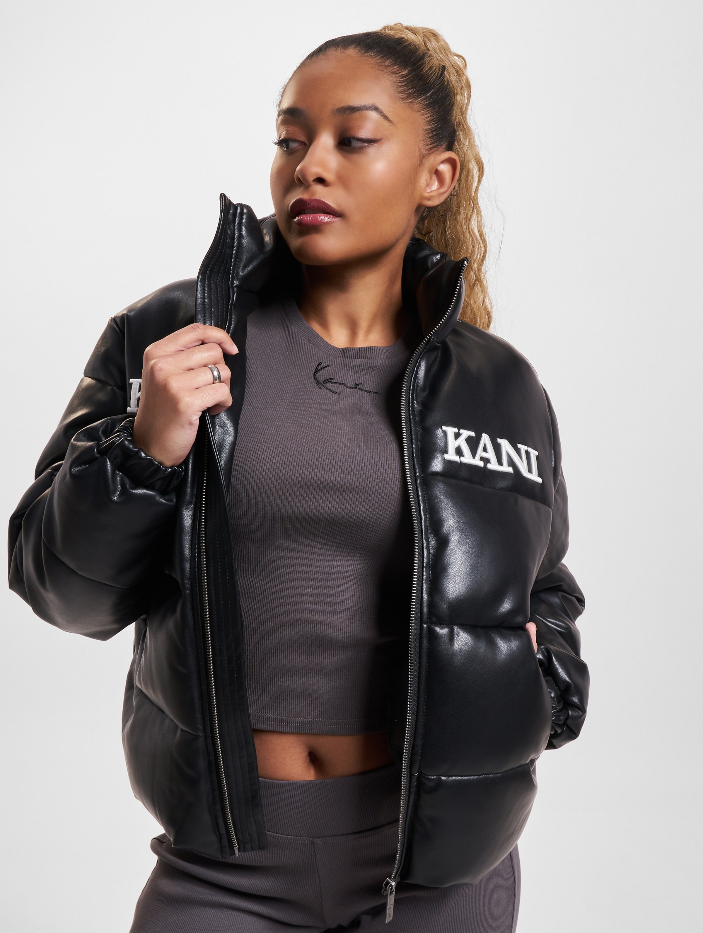 Karl Kani Retro Pu Puffer Jacket