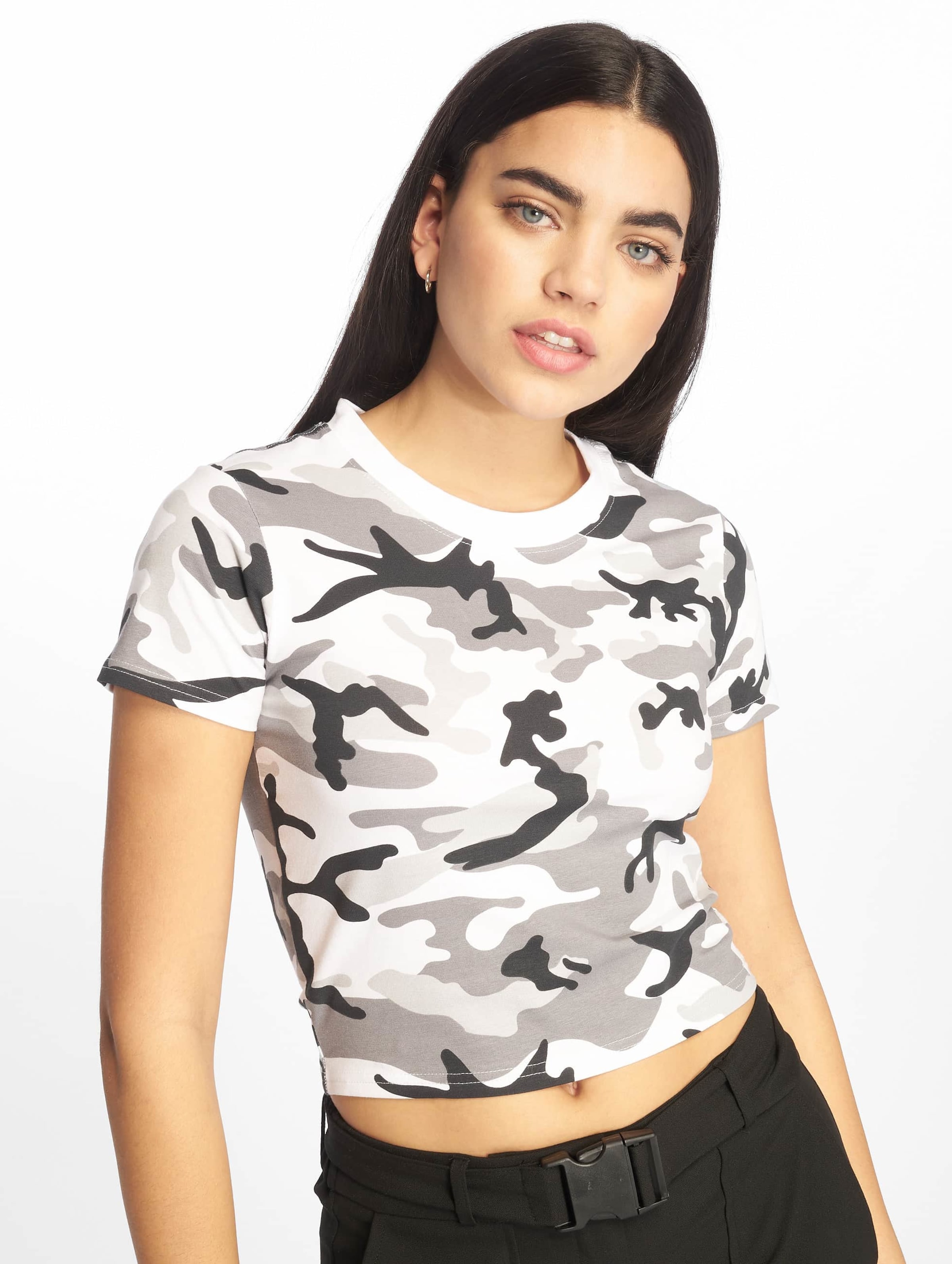 Urban Classics Ladies Stretch Jersey Cropped Tee