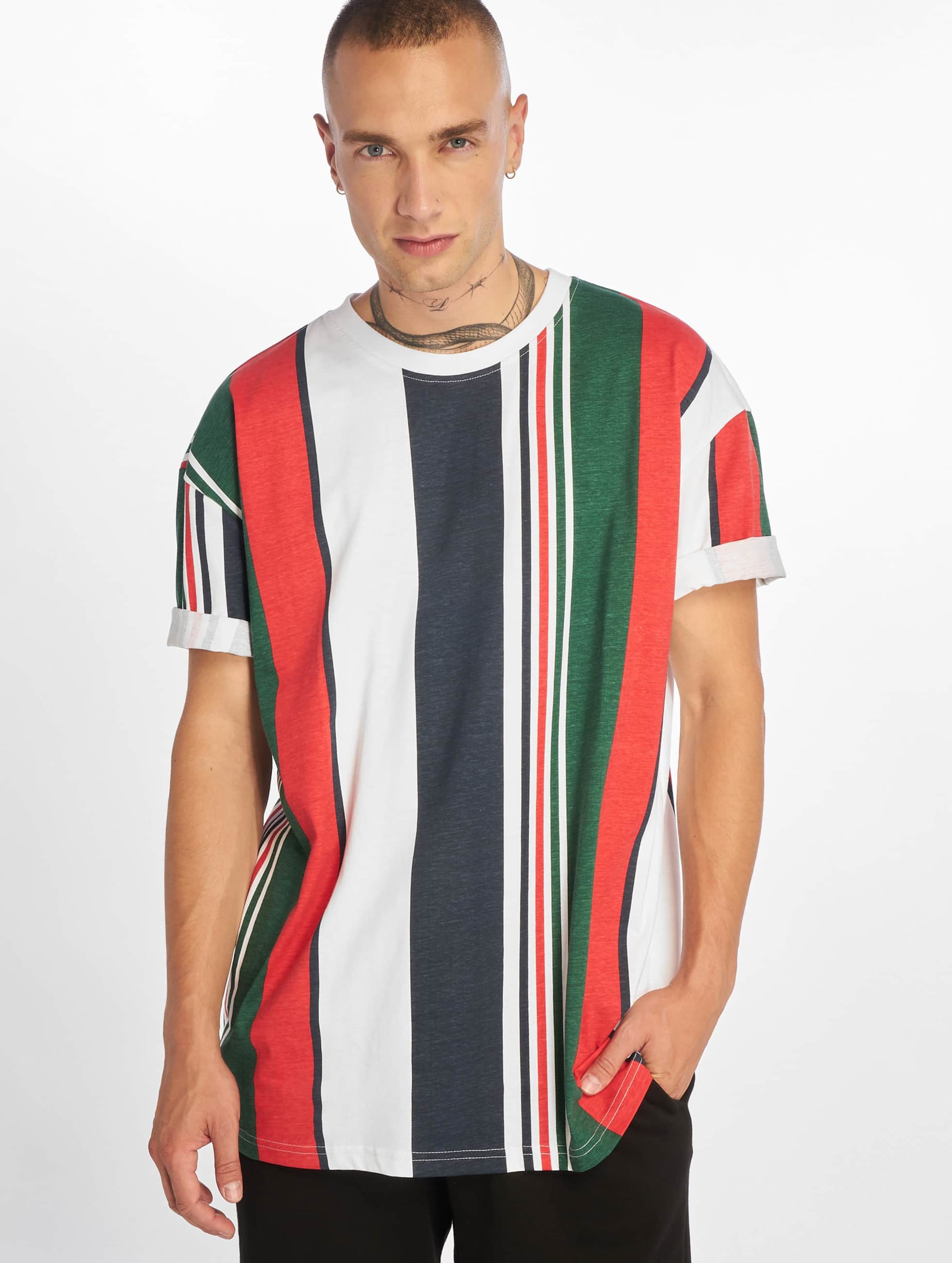 Urban Classics Heavy Oversized Big AOP Stripe Tee