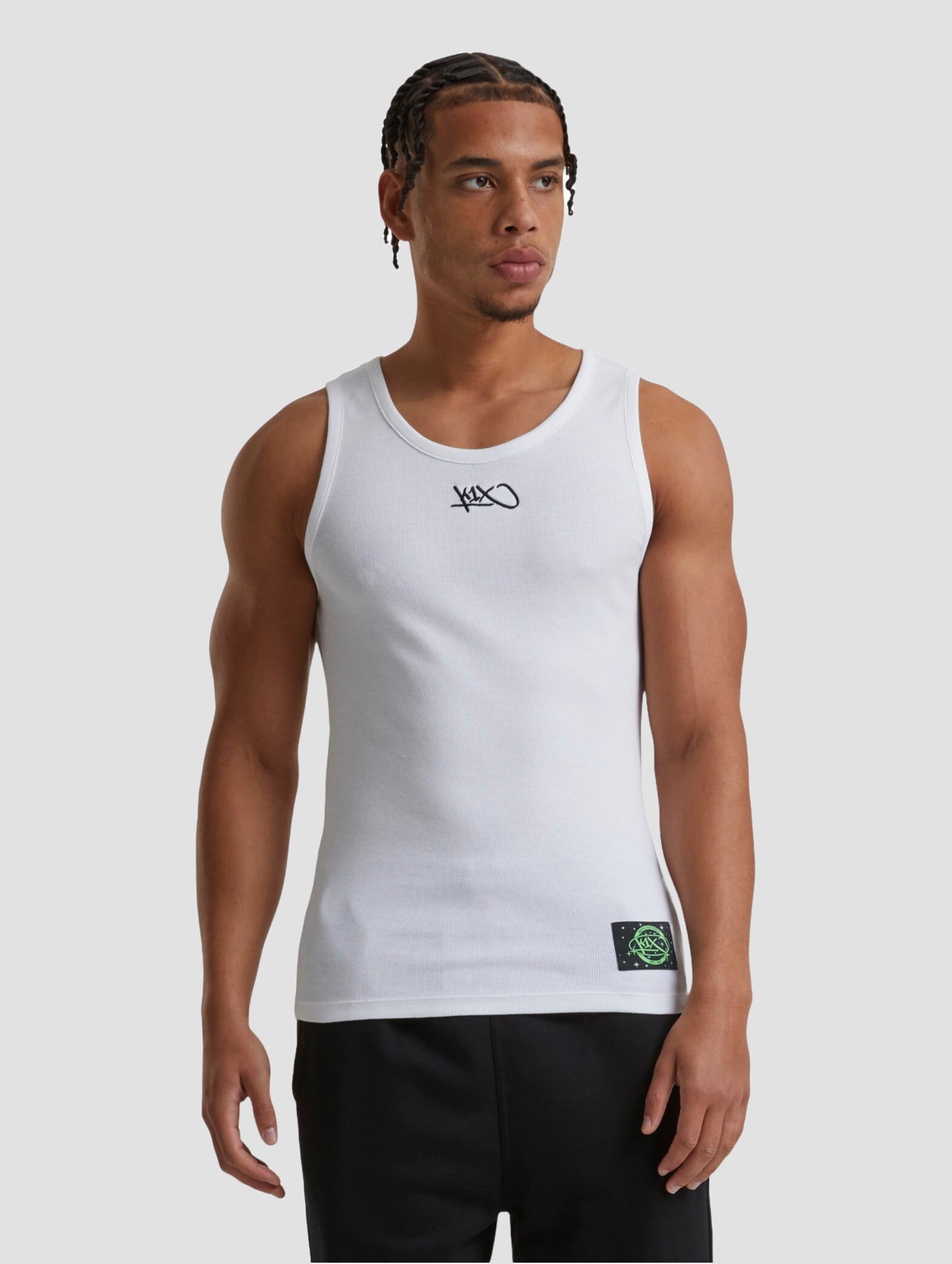 K1X Logo Tank white XS Top