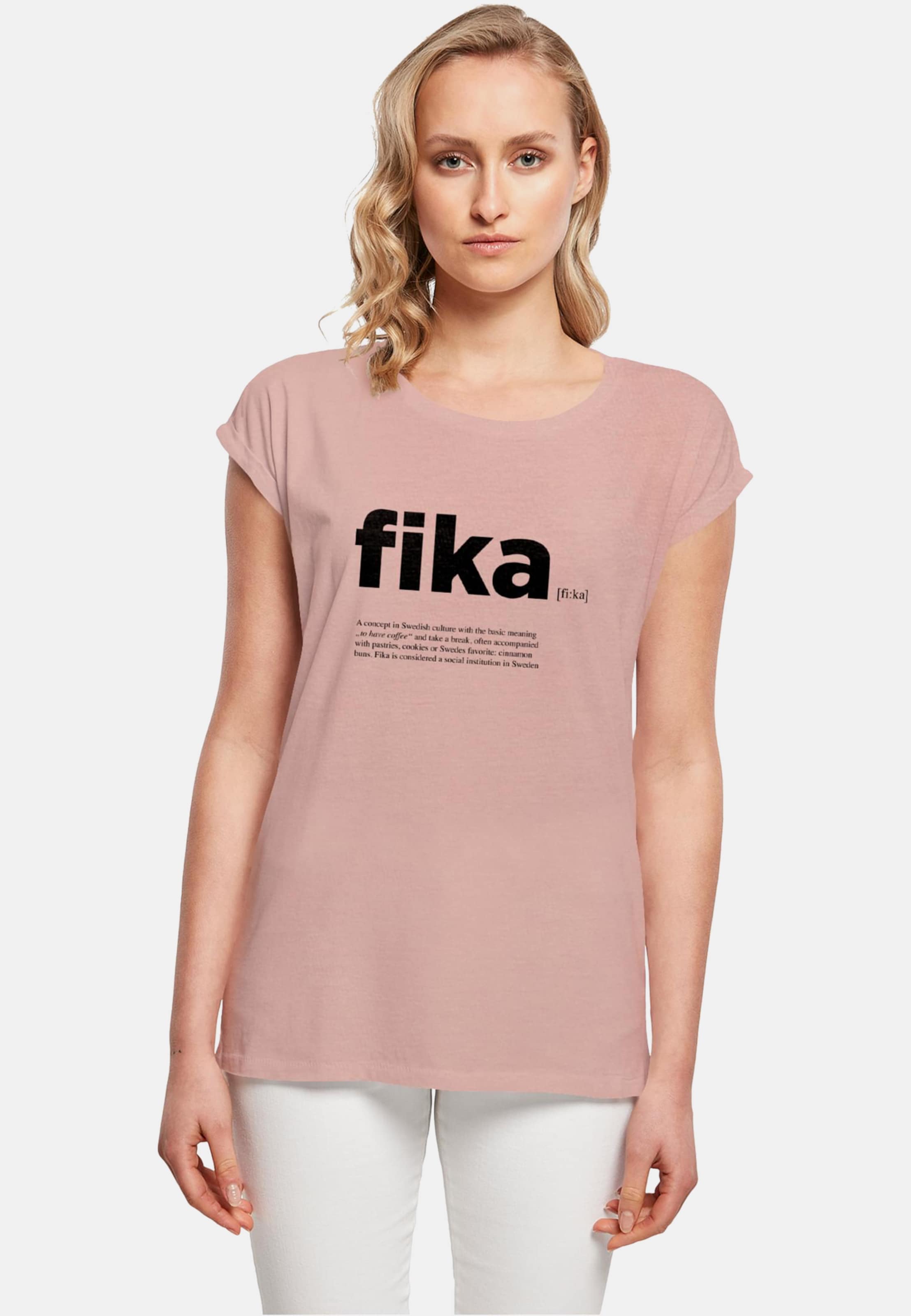 Mister Tee Ladies Fika Definition Extended Shoulder