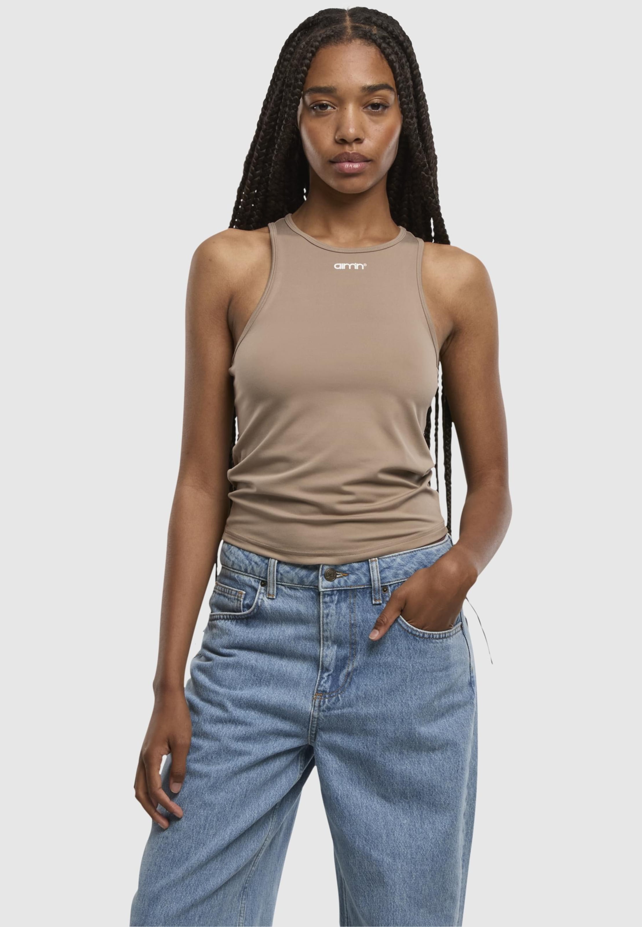 aimn aim'n Soft Basic Singlet