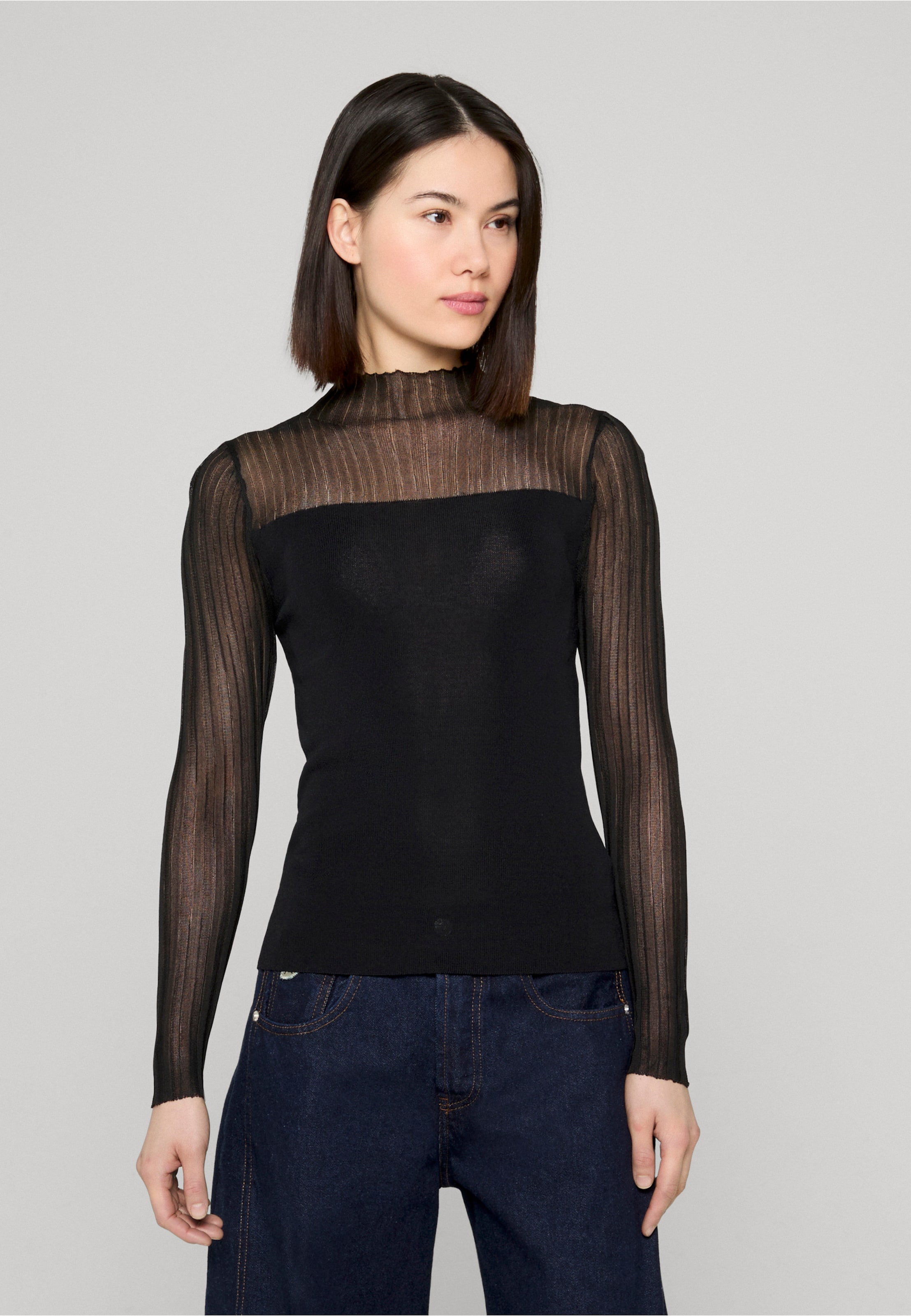 Estelou Rib highneck longsleeve