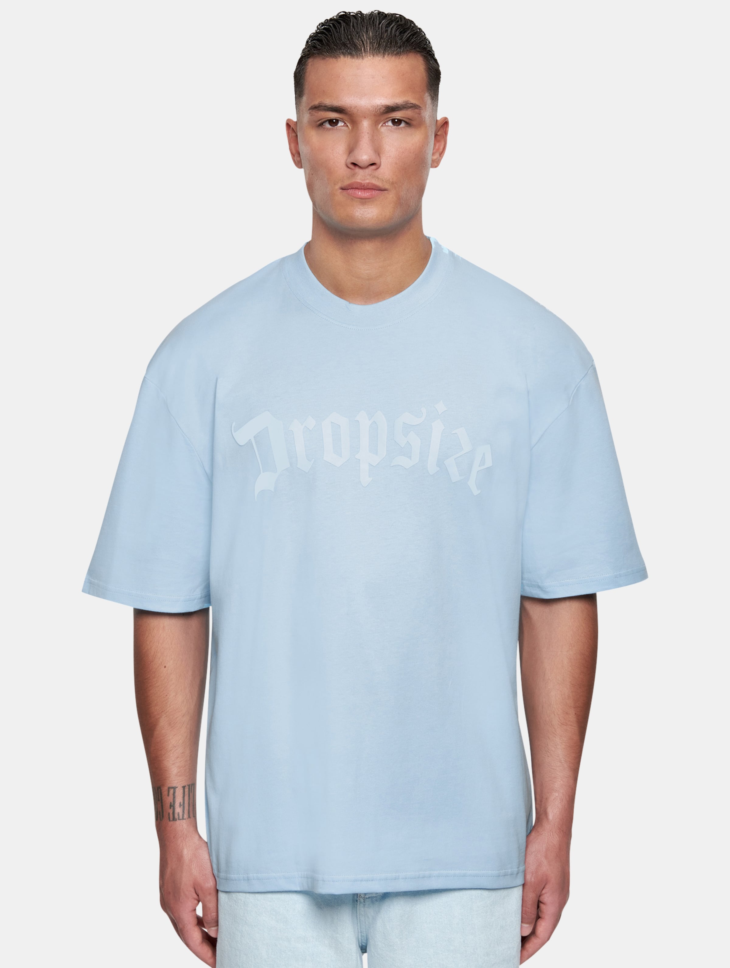 Dropsize Heavy Oversize Logo Puffer Print T-Shirt