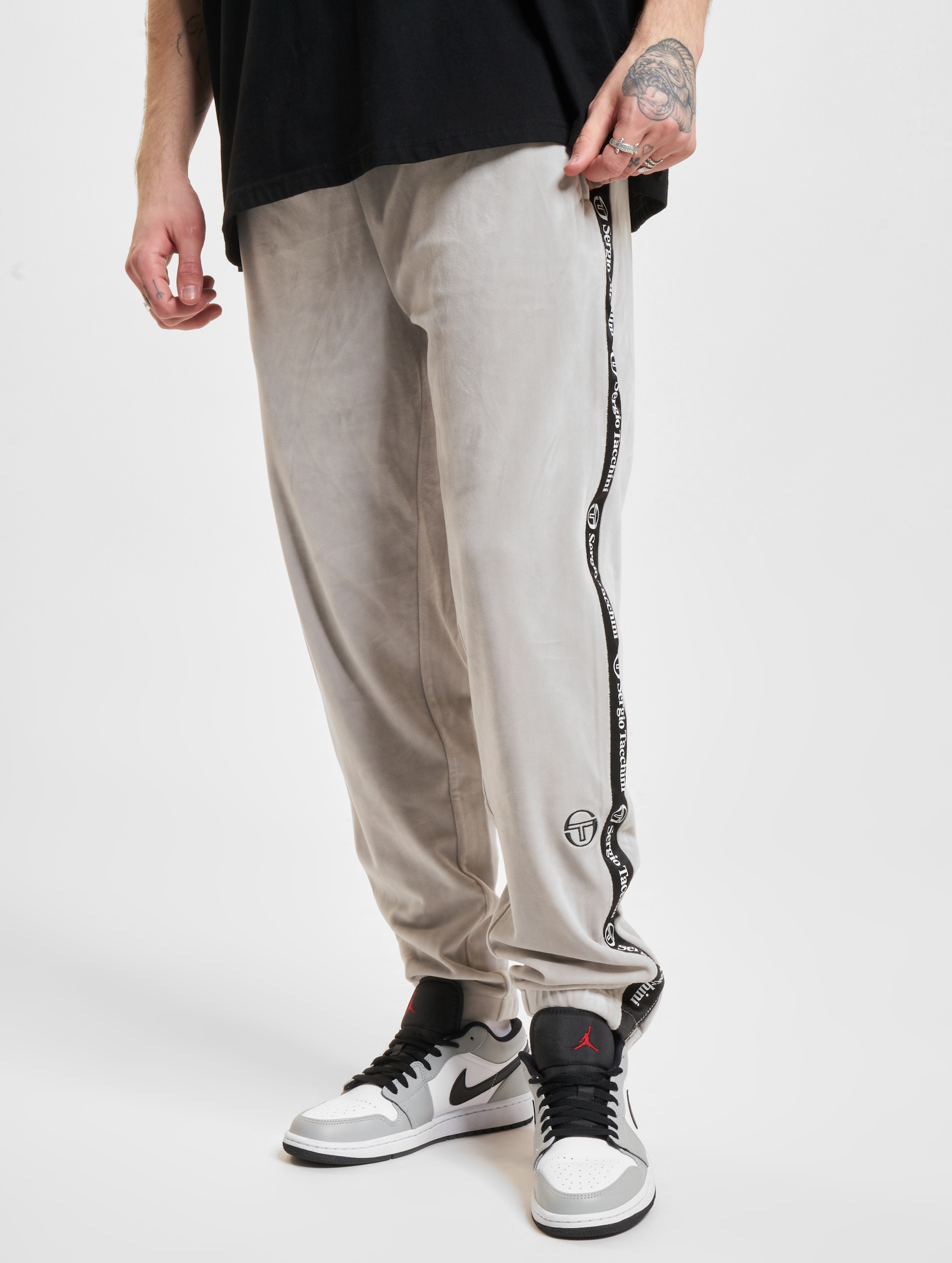 Sergio Tacchini Logo Velour Trainingshose