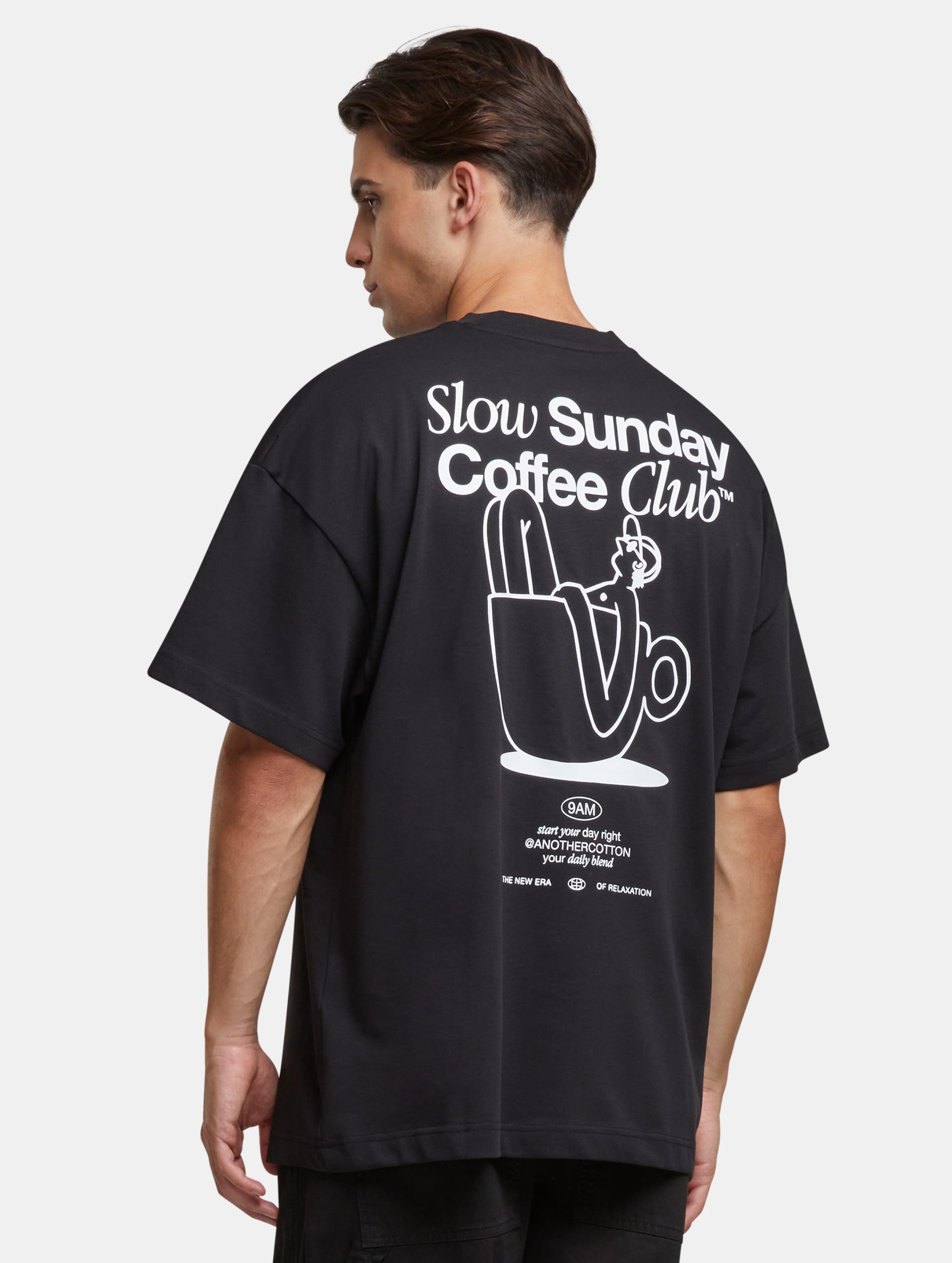 Another Cotton Lab Slow Sunday Coffe Club Oversize T-Shirt