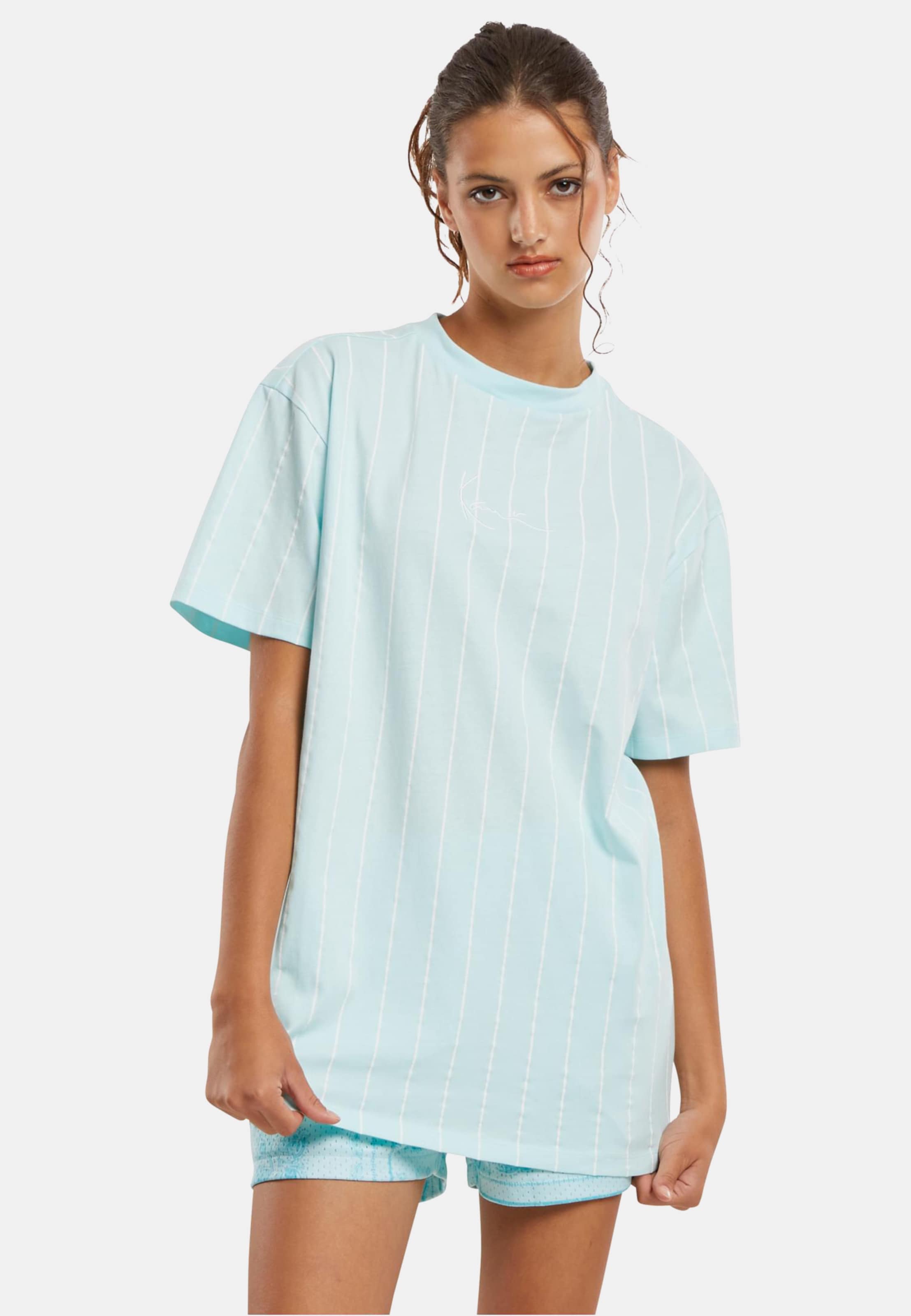 Karl Kani Small Signature Essential Pinstripe Os Tee