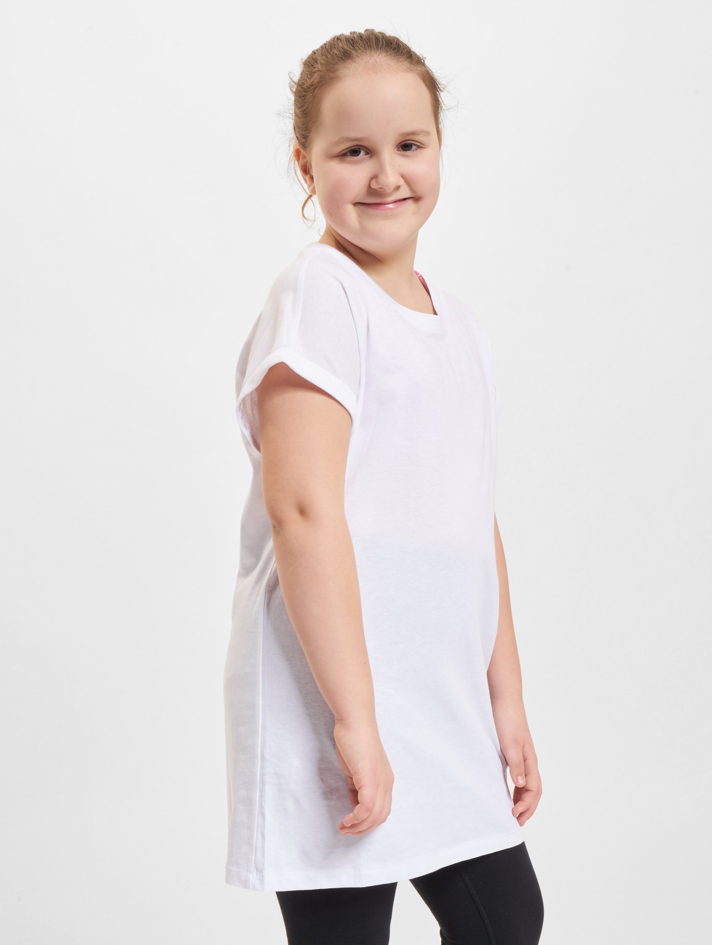 Urban Classics Girls Organic Extended Shoulder Tee