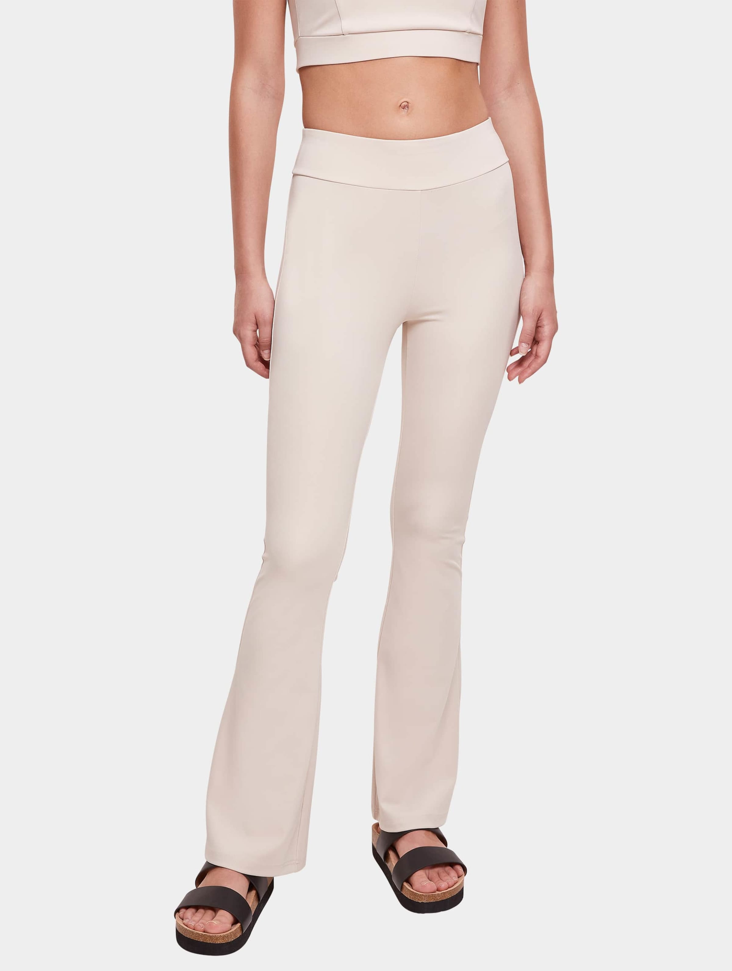 Urban Classics Ladies Recycled High Waist Flared Leggings