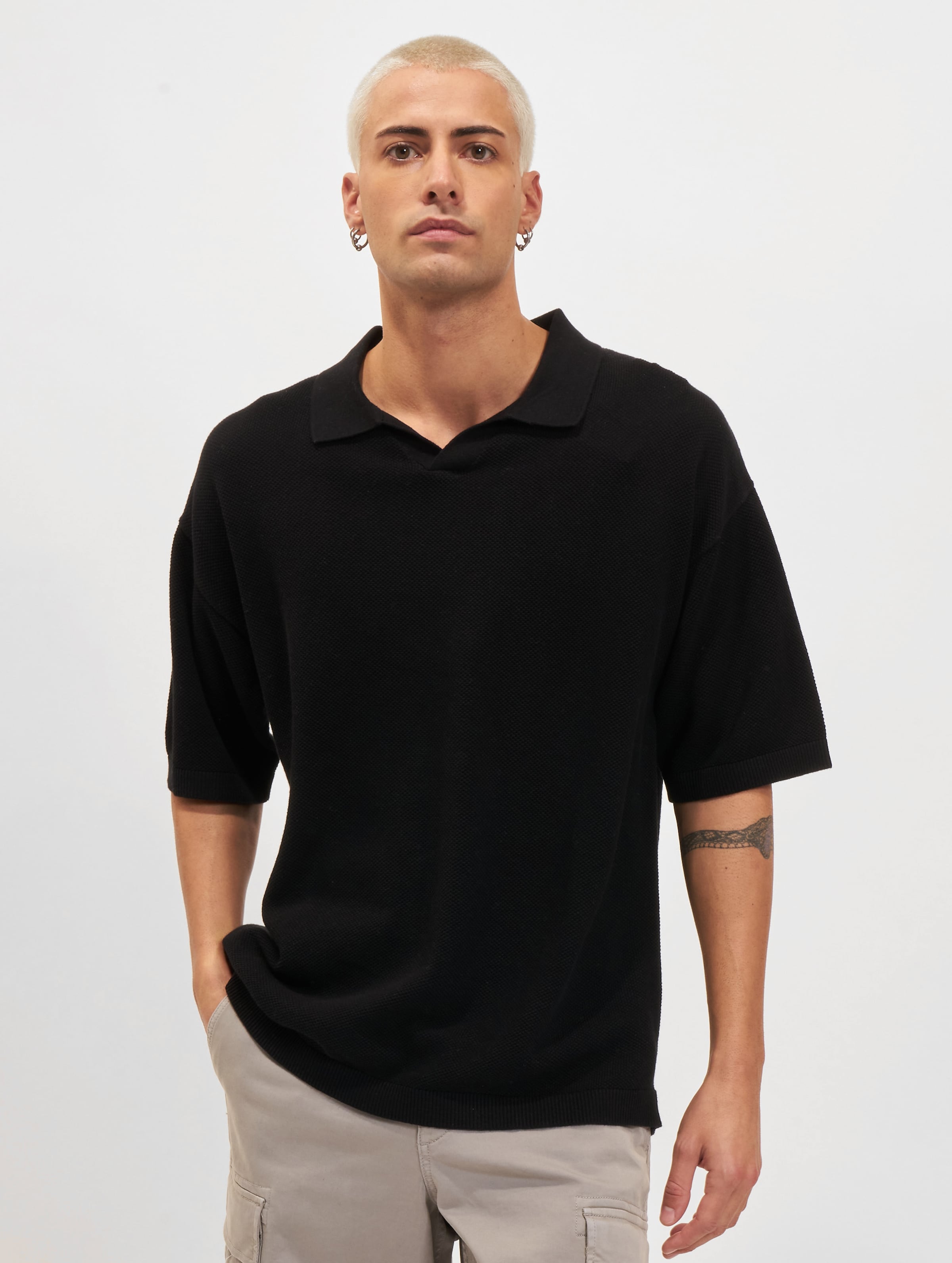 Jack & Jones Linen Blend Knit Polo