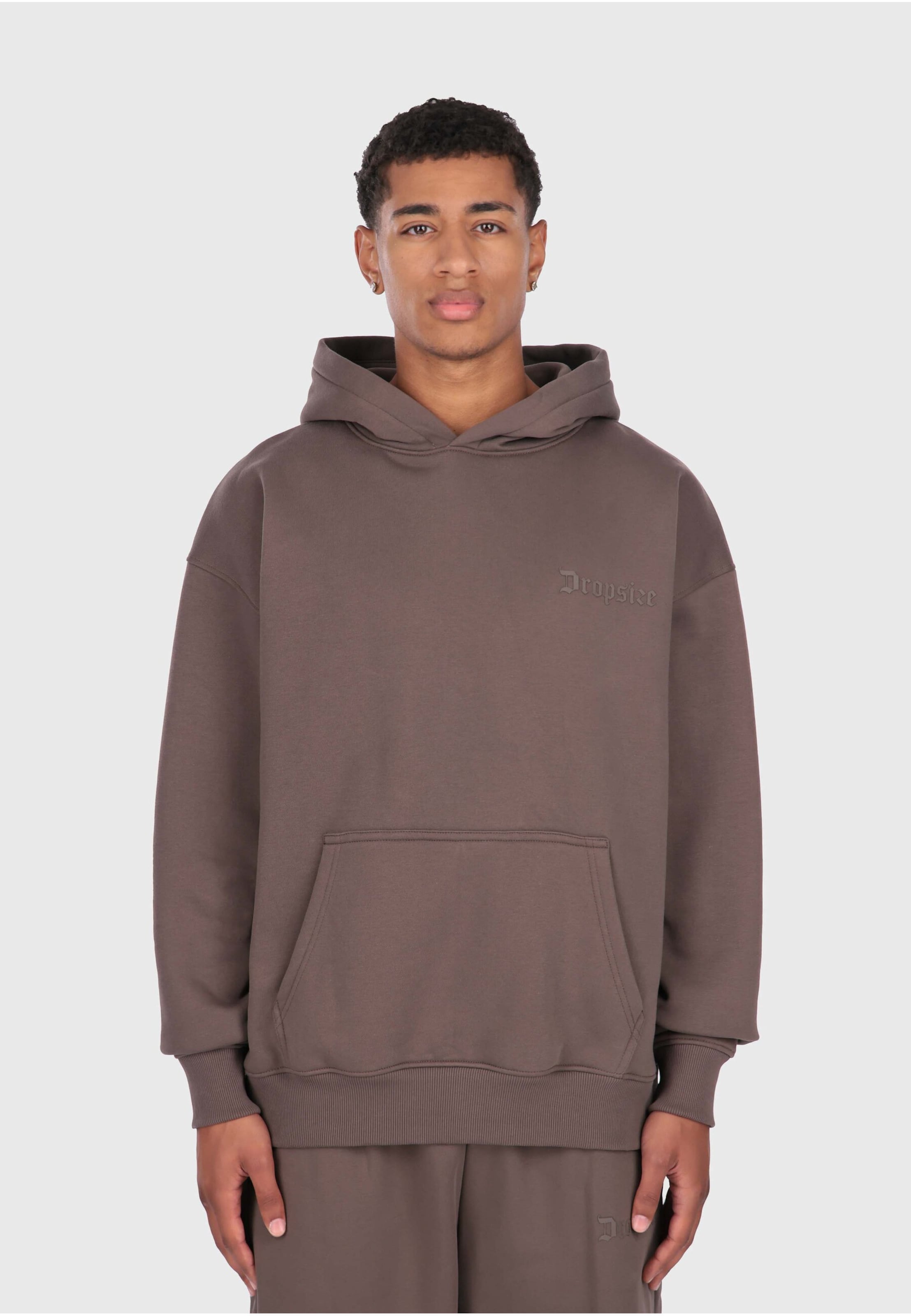 Dropsize HEAVY OVERSIZE HD LOGO HOODIE
