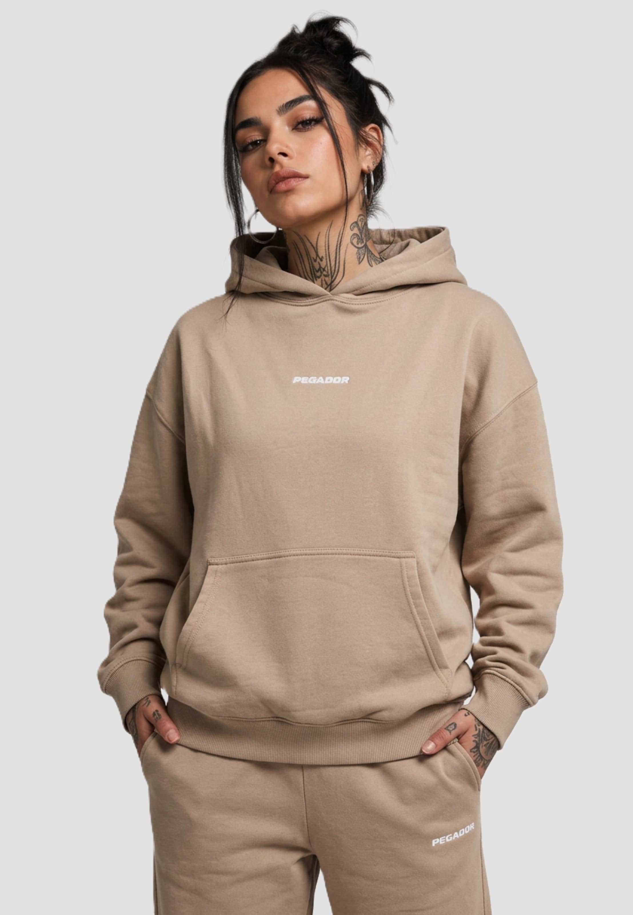 PEGADOR Clarita Logo Oversized Hoodie
