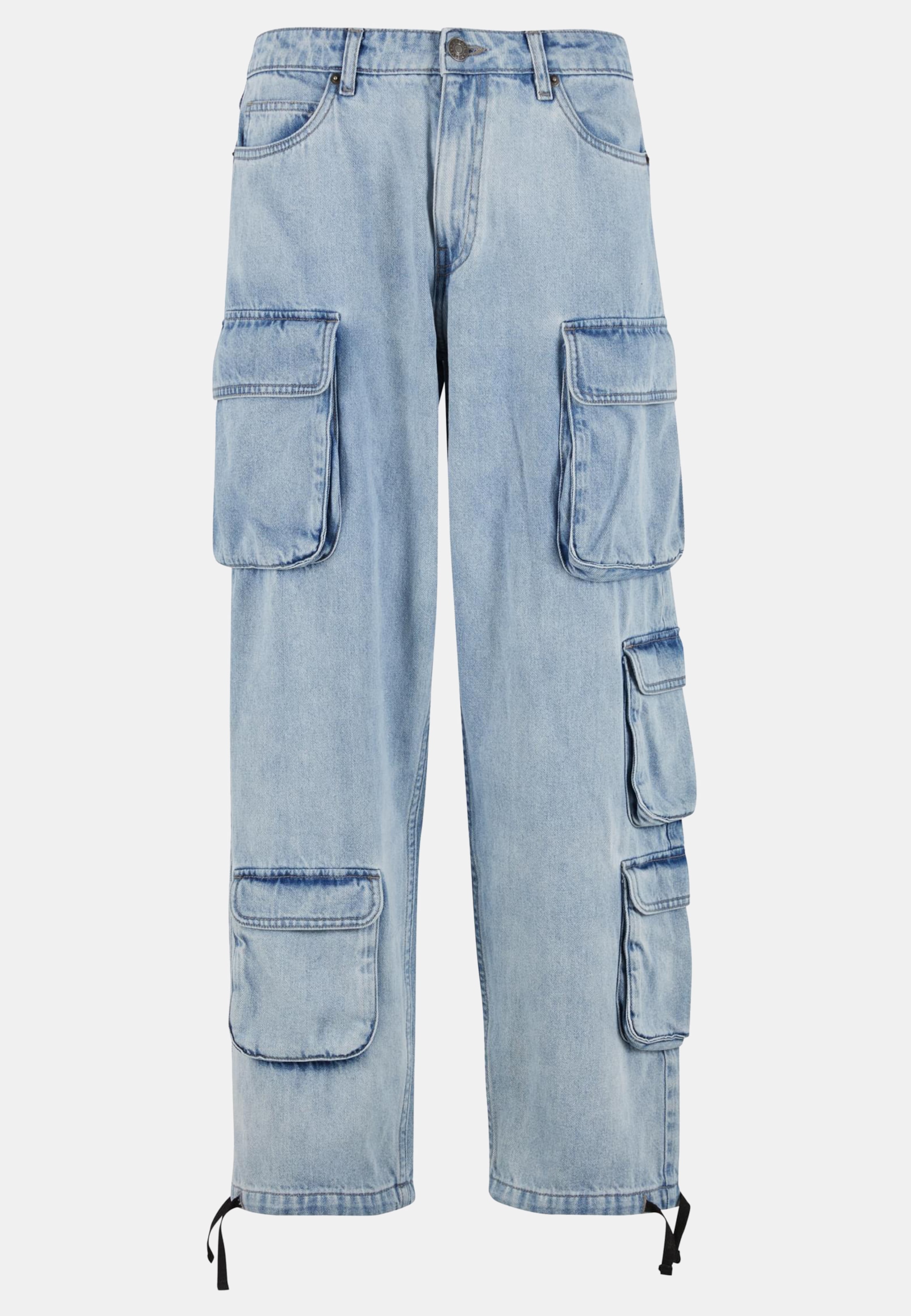 Urban Classics Multi Pocket Denim Cargo