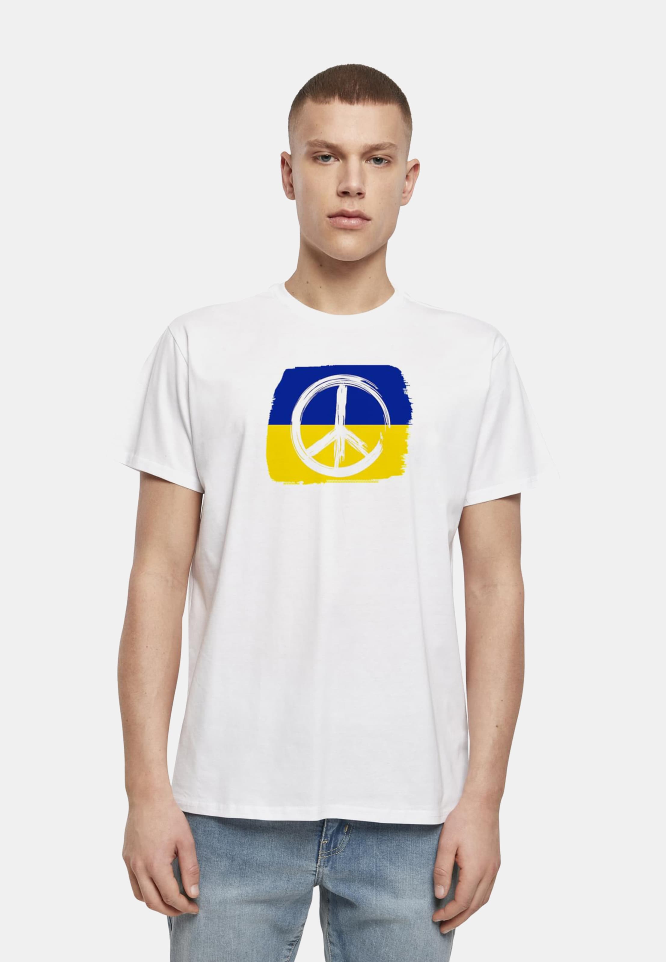 Merchcode Peace - Flag Basic T-Shirt